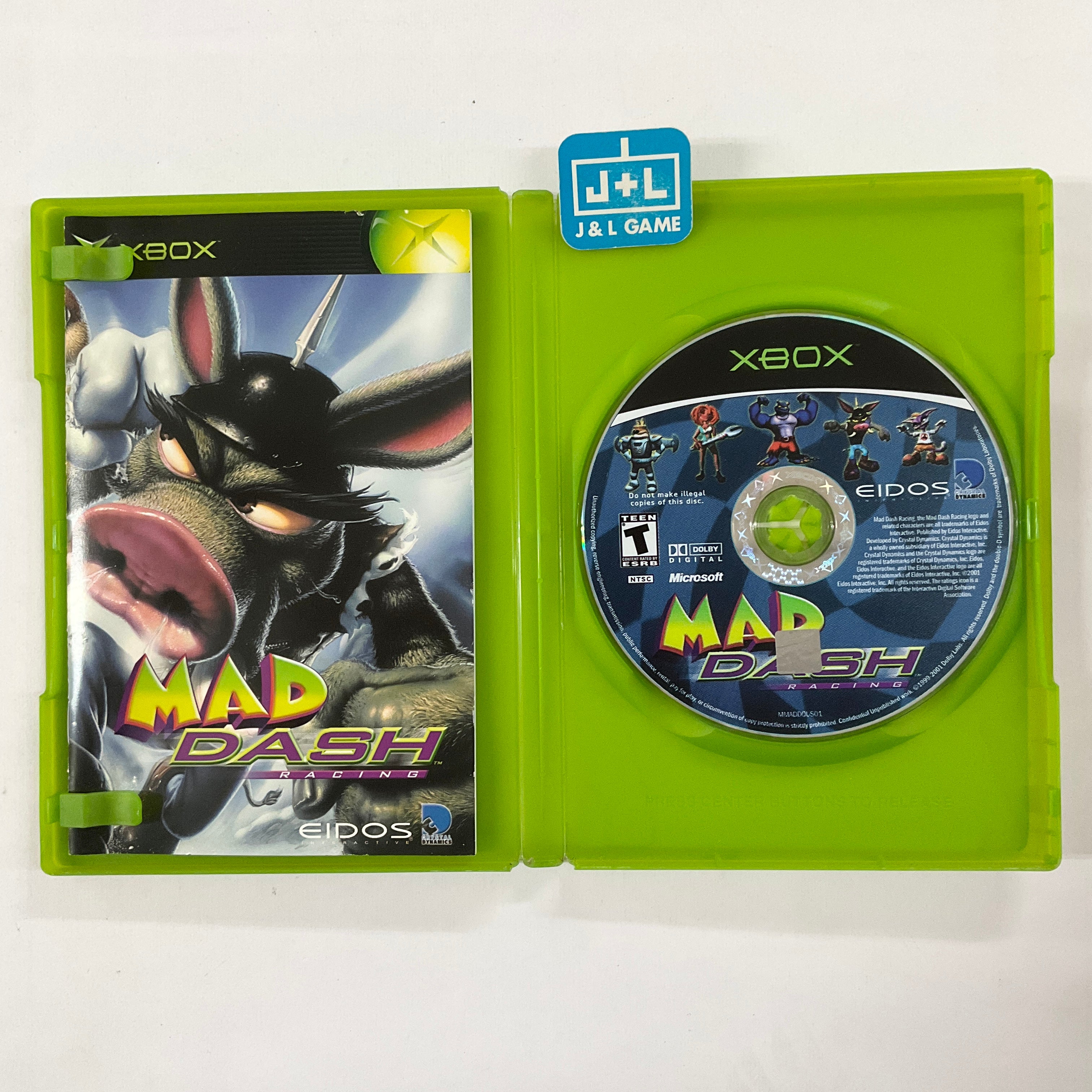 Mad Dash Racing - (XB) Xbox [Pre-Owned] Video Games Eidos Interactive   