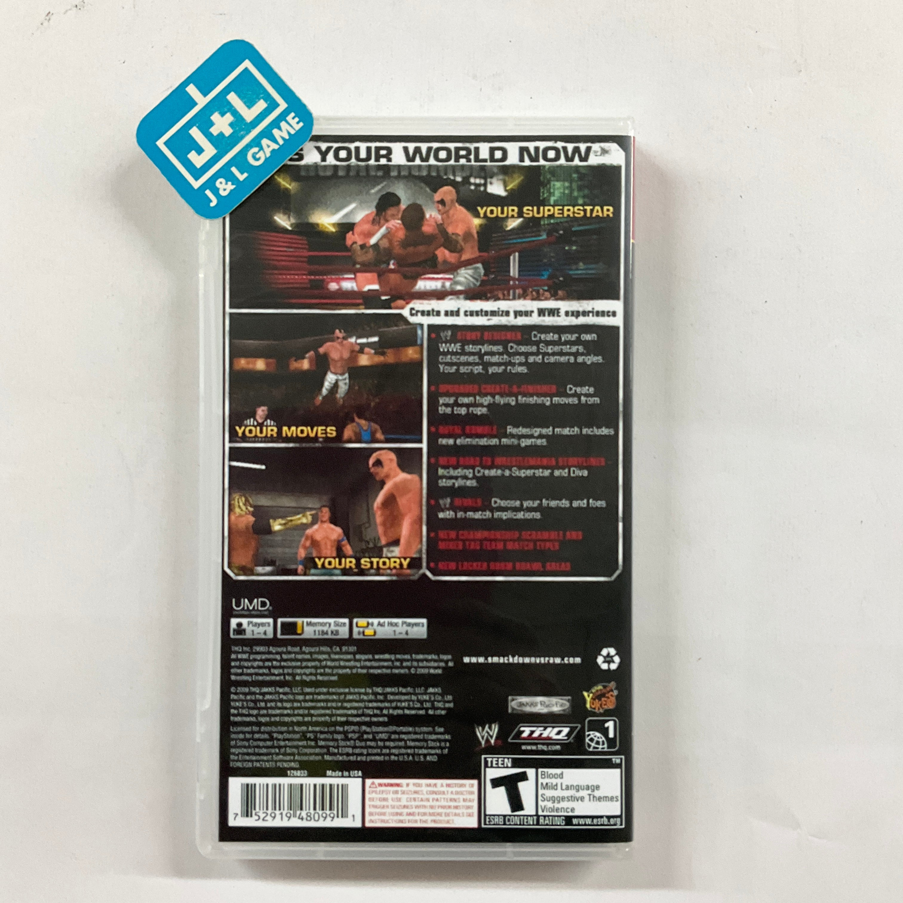 WWE SmackDown vs. Raw 2010 (Greatest Hits) - Sony PSP [Pre-Owned] Video Games THQ   