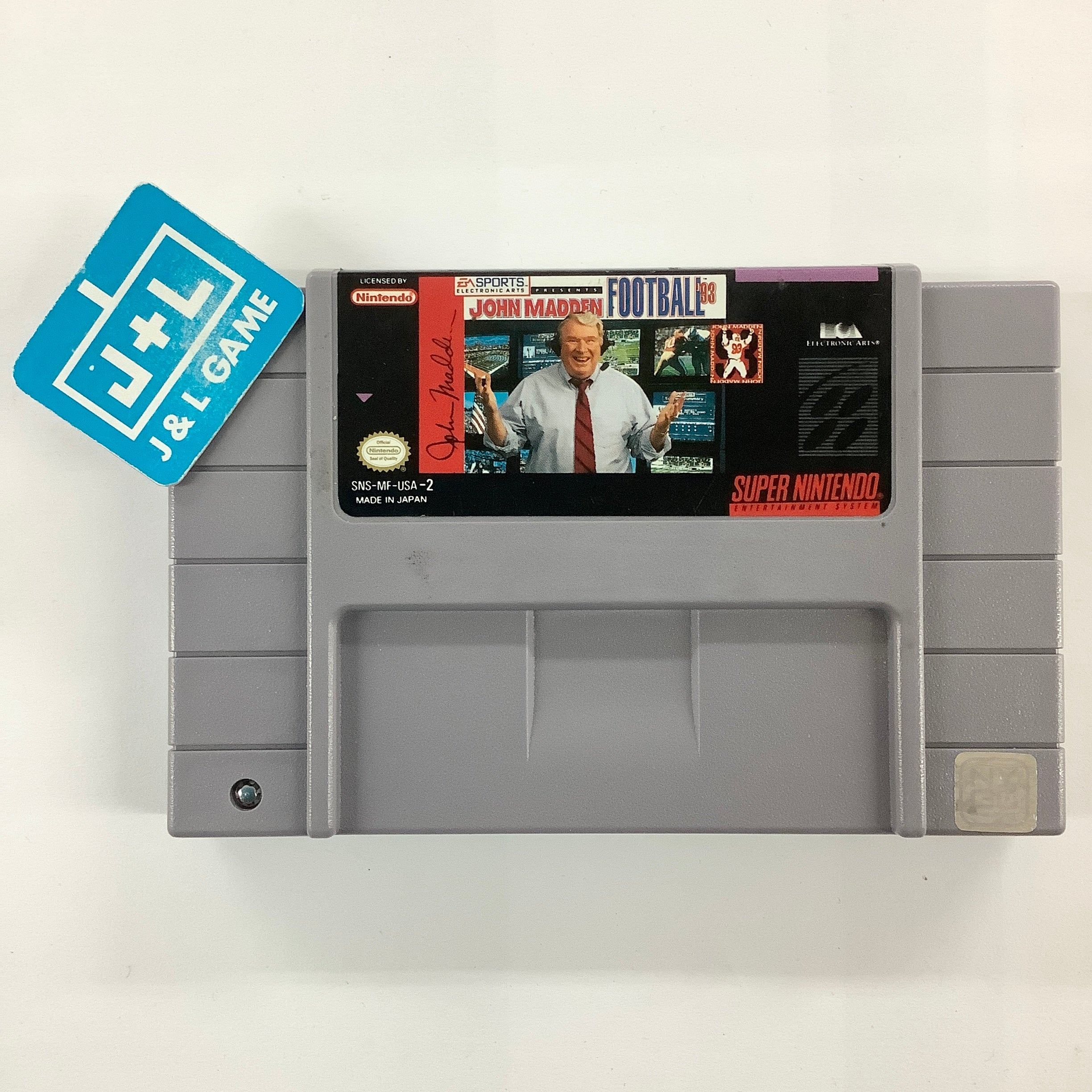 John Madden Football '93 - (SNES) Super Nintendo [Pre-Owned] Video Games EA Sports   