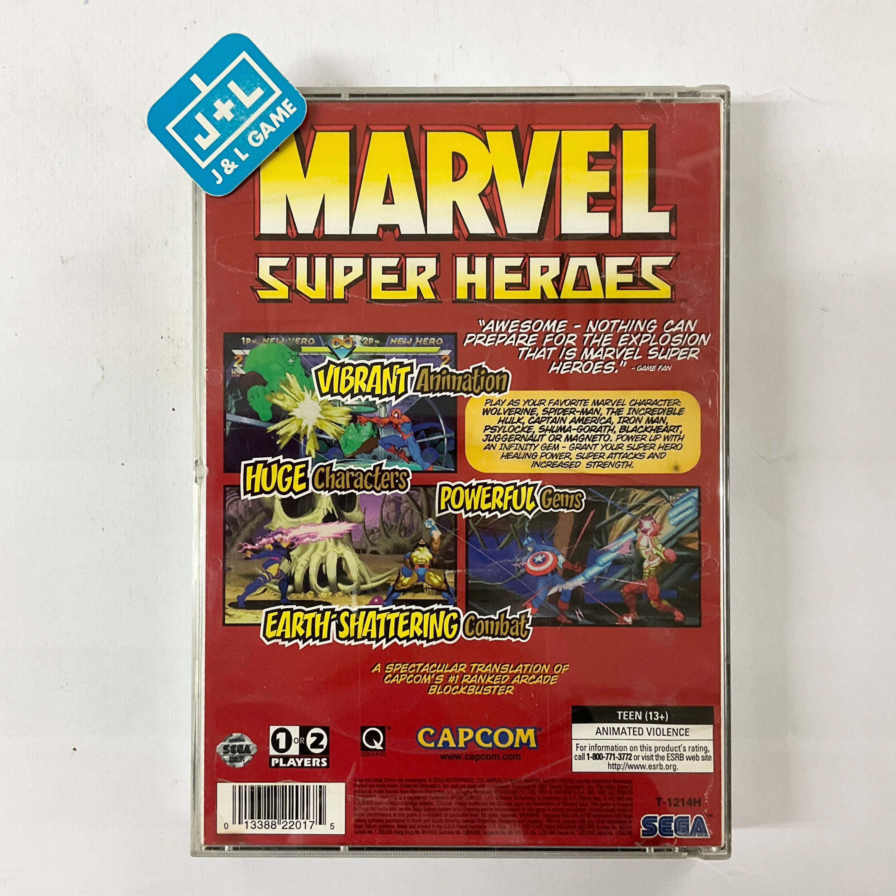 Marvel Super Heroes - (SS) SEGA Saturn [Pre-Owned] Video Games Capcom   