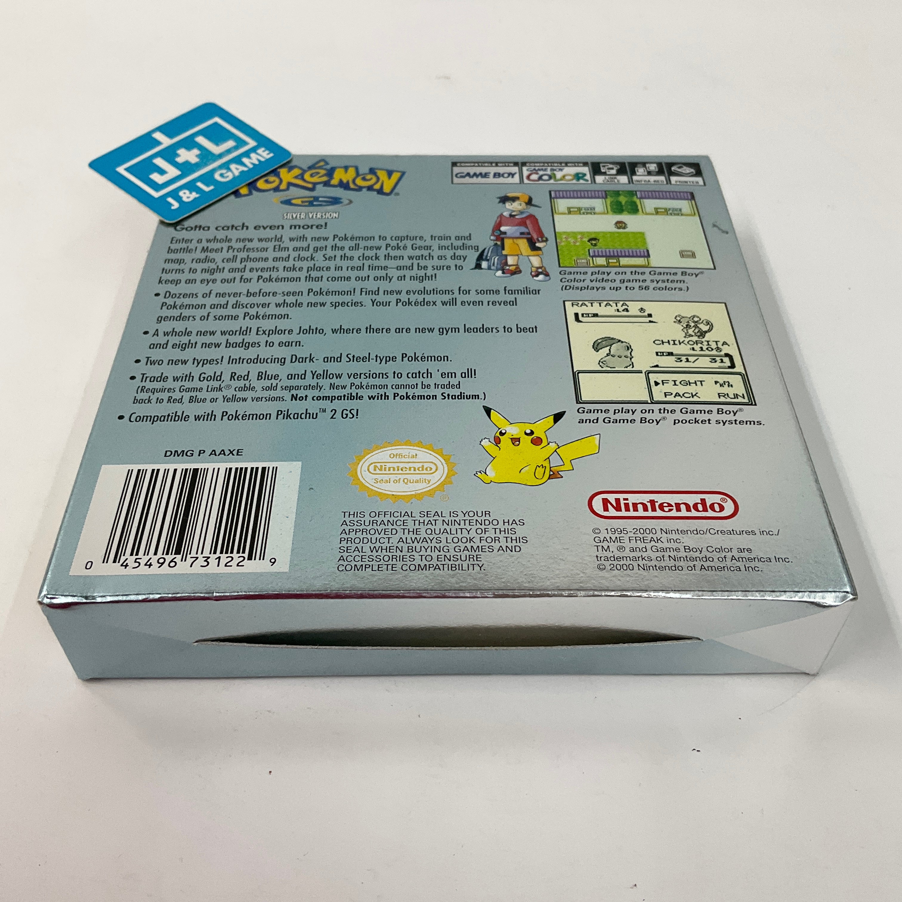 Pokemon Silver Version - (GBC) Game Boy Color [Pre-Owned] Video Games Nintendo   