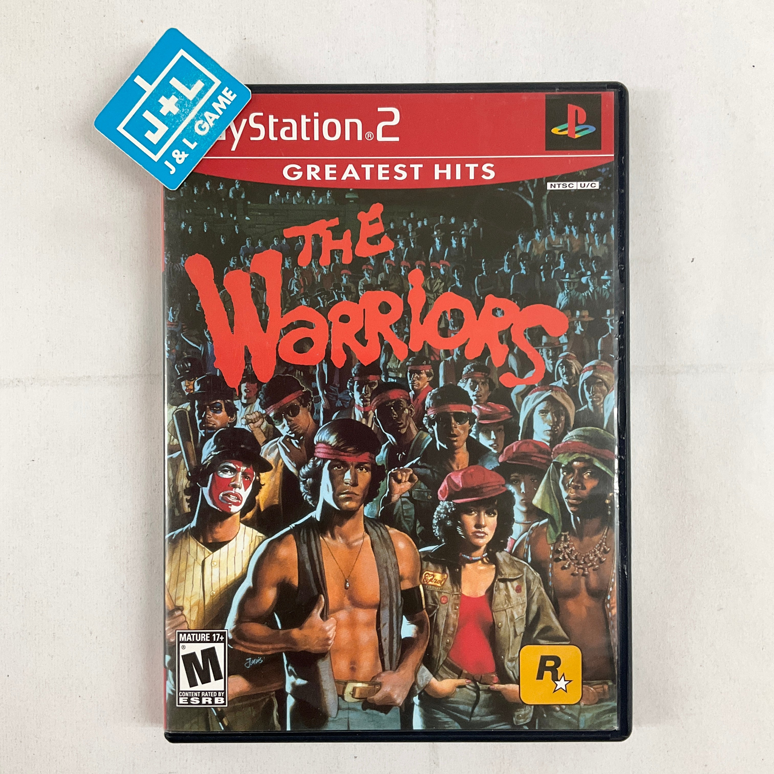 PS2 Playstation 2 PAL the warriors promo press presse PS2 Playstation 2 PAL the warriors promo press presse