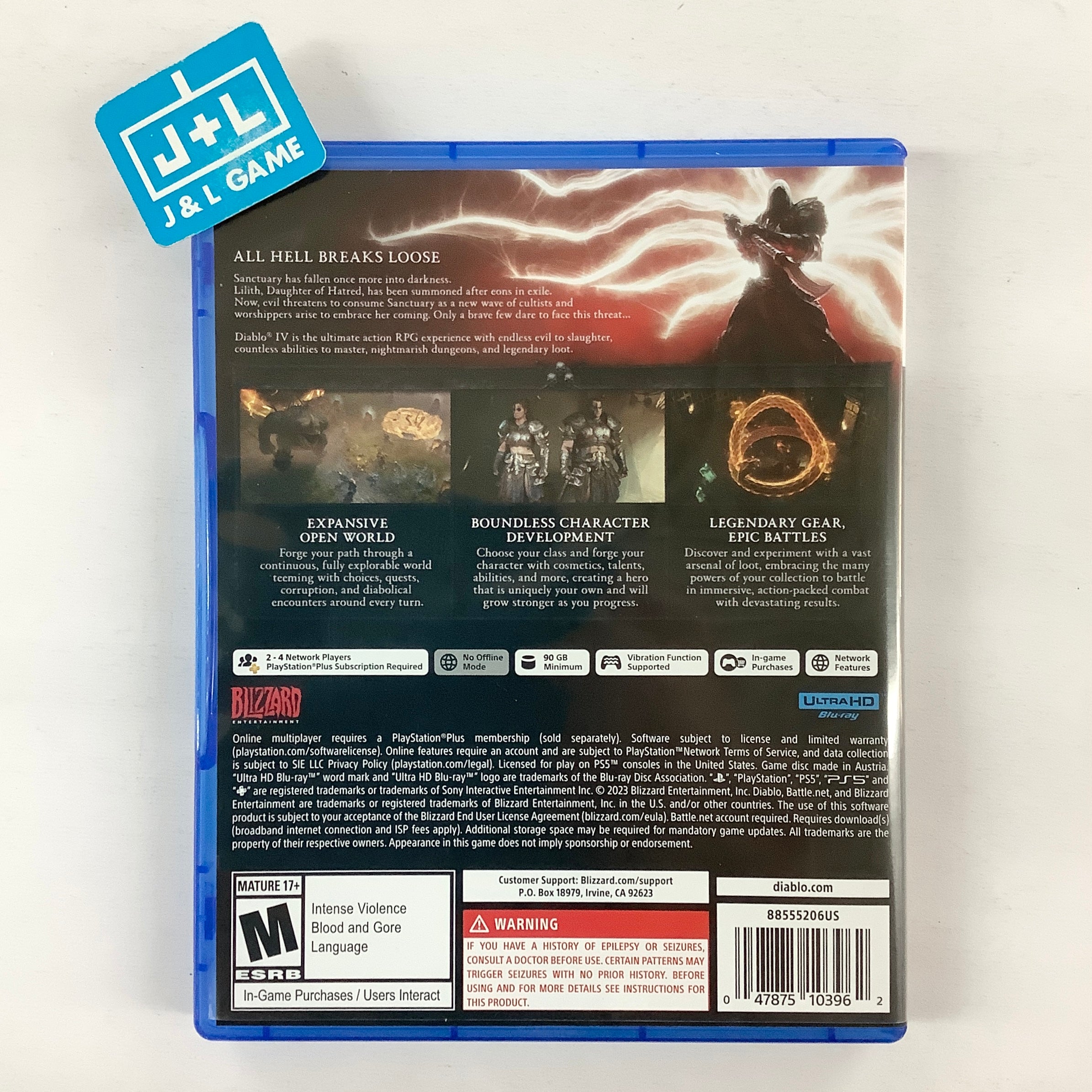 Diablo IV - (PS5) PlayStation 5 [Pre-Owned] Video Games Activision   