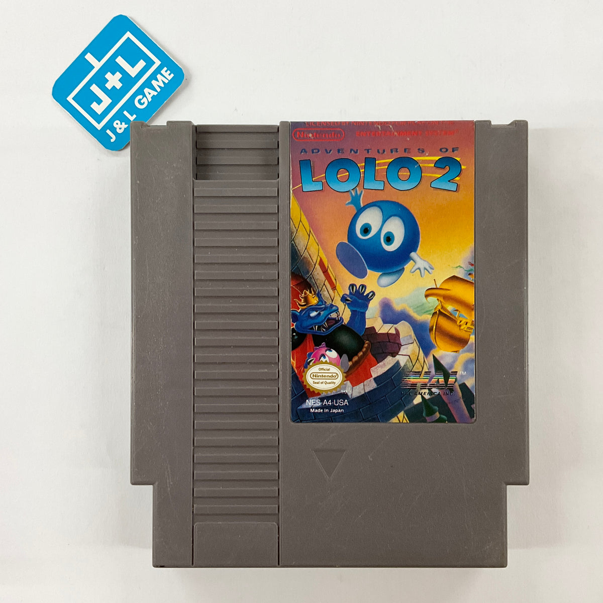 Lolo Computer Game Adventures of Lolo 2 - (NES) Nintendo Entertainment System [Pre-Owned ...