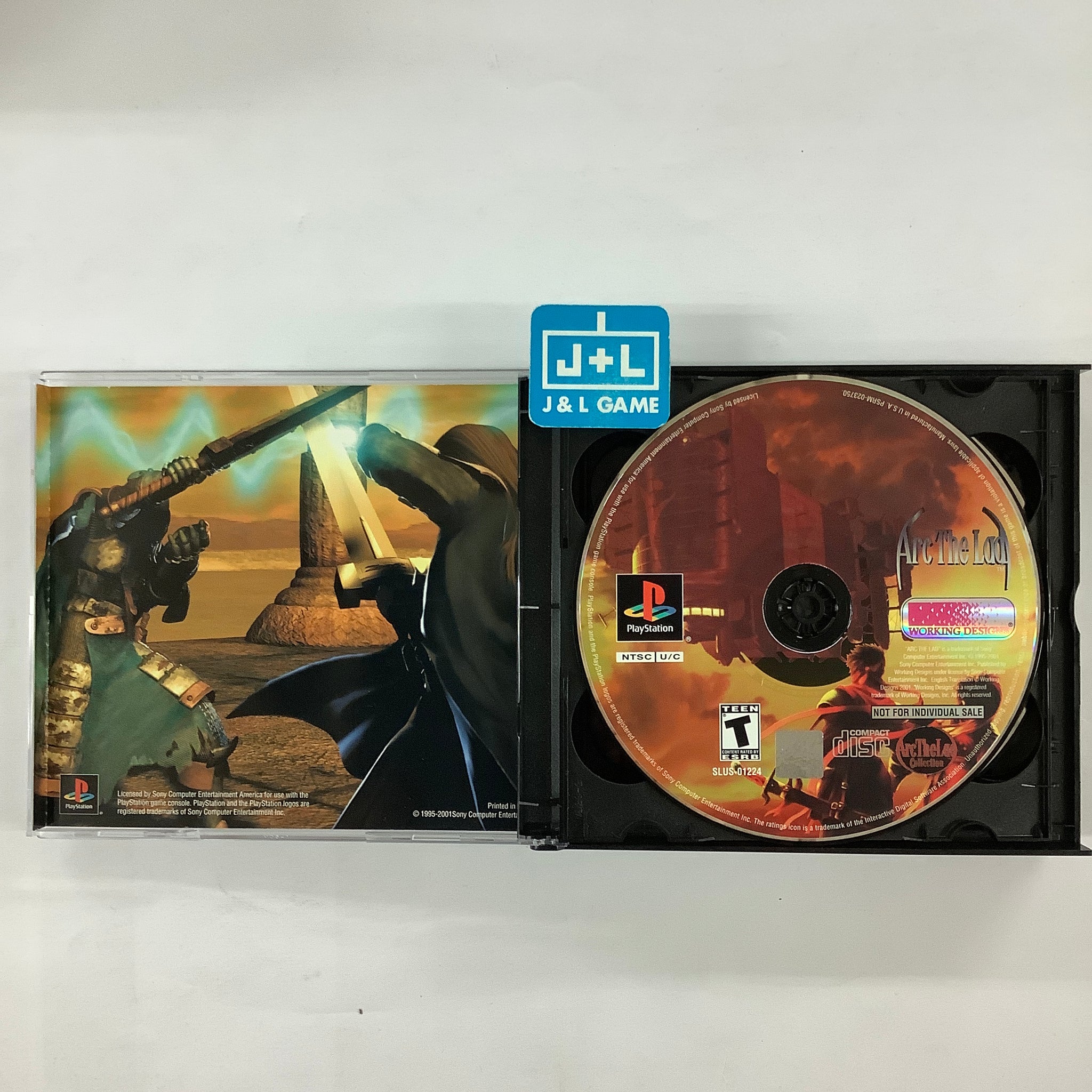Arc The Lad Collection Playstation 1 (PS1) US Complet Arc The Lad Collection Playstation 1 (PS1) US Complet