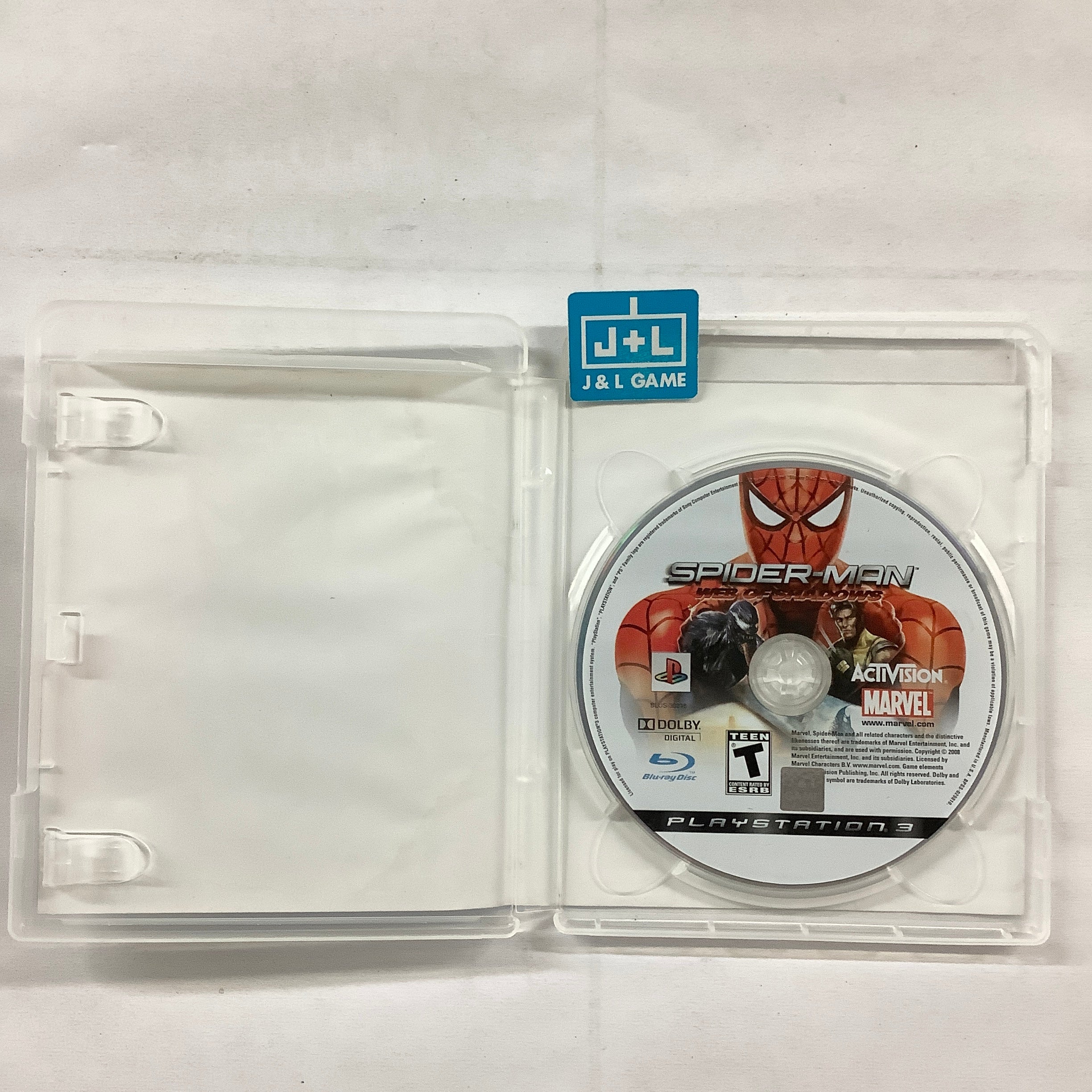 Spider-Man: Web of Shadows - (PS3) PlayStation 3 [Pre-Owned] Video Games Activision   