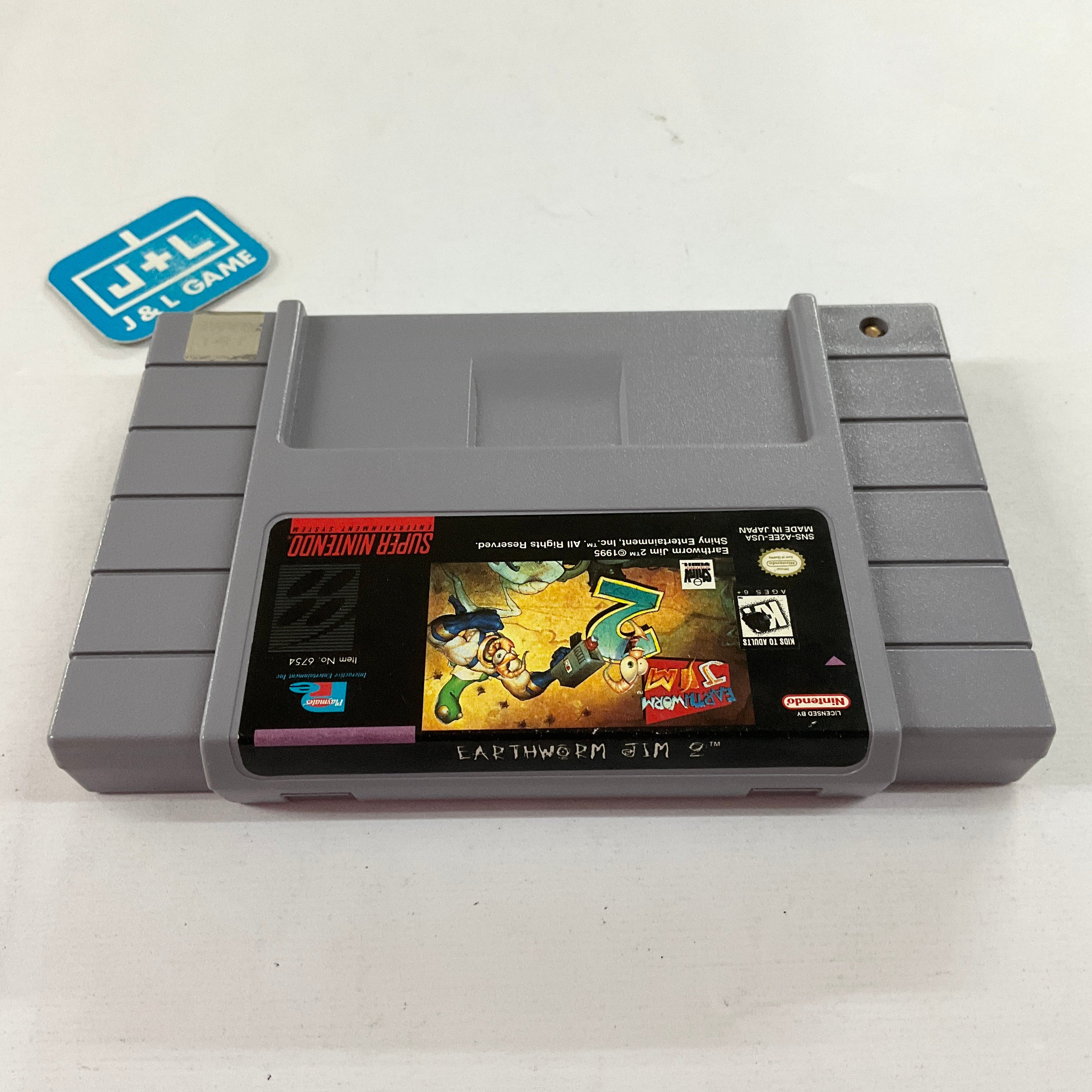 Earthworm Jim 2 - (SNES) Super Nintendo [Pre-Owned] Video Games Playmates   