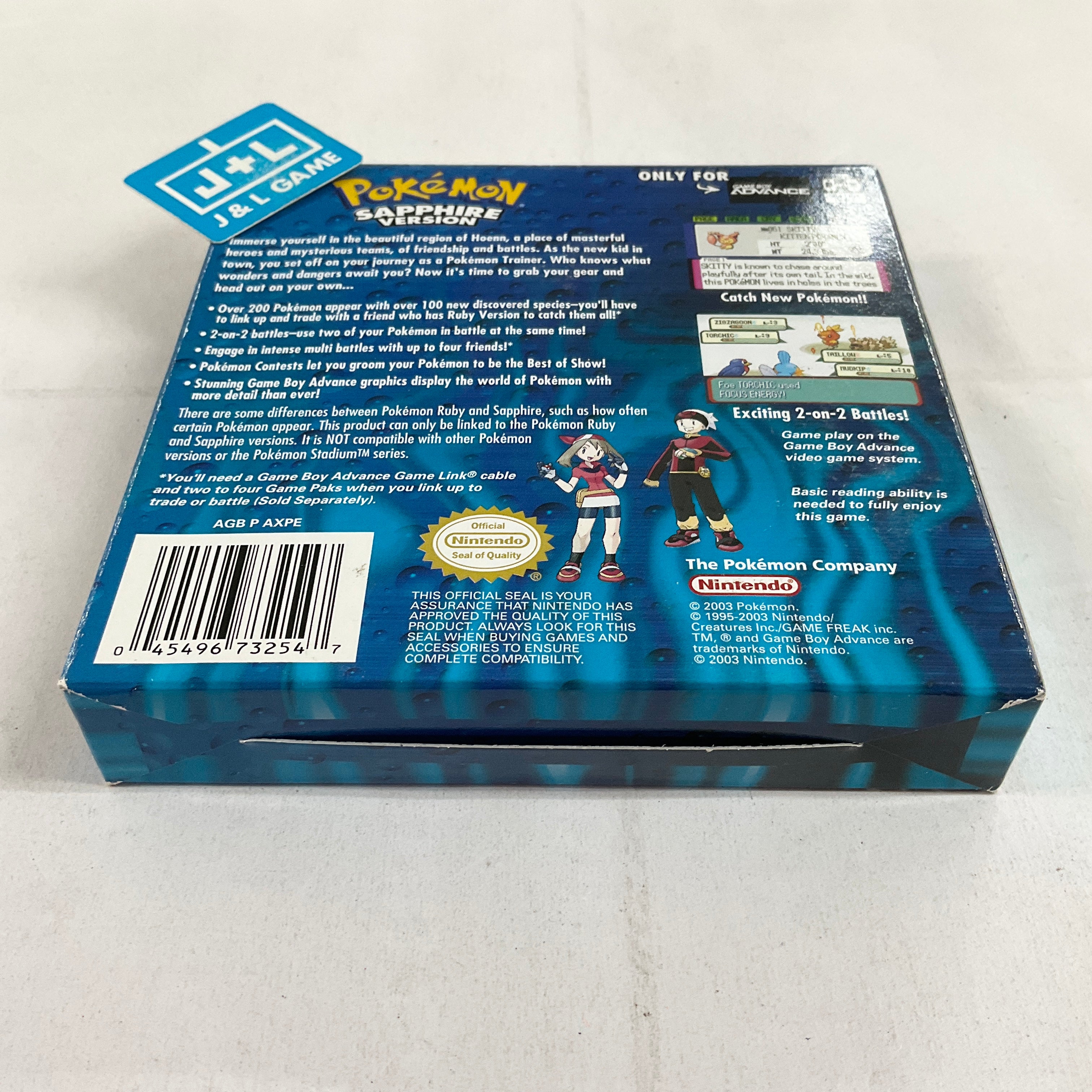 POKÉMON VERSION SAPHIR (Nintendo Game Boy Advance, 2003) EUR 37,50 POKÉMON VERSION SAPHIR (Nintendo Game Boy Advance, 2003) EUR 37,50