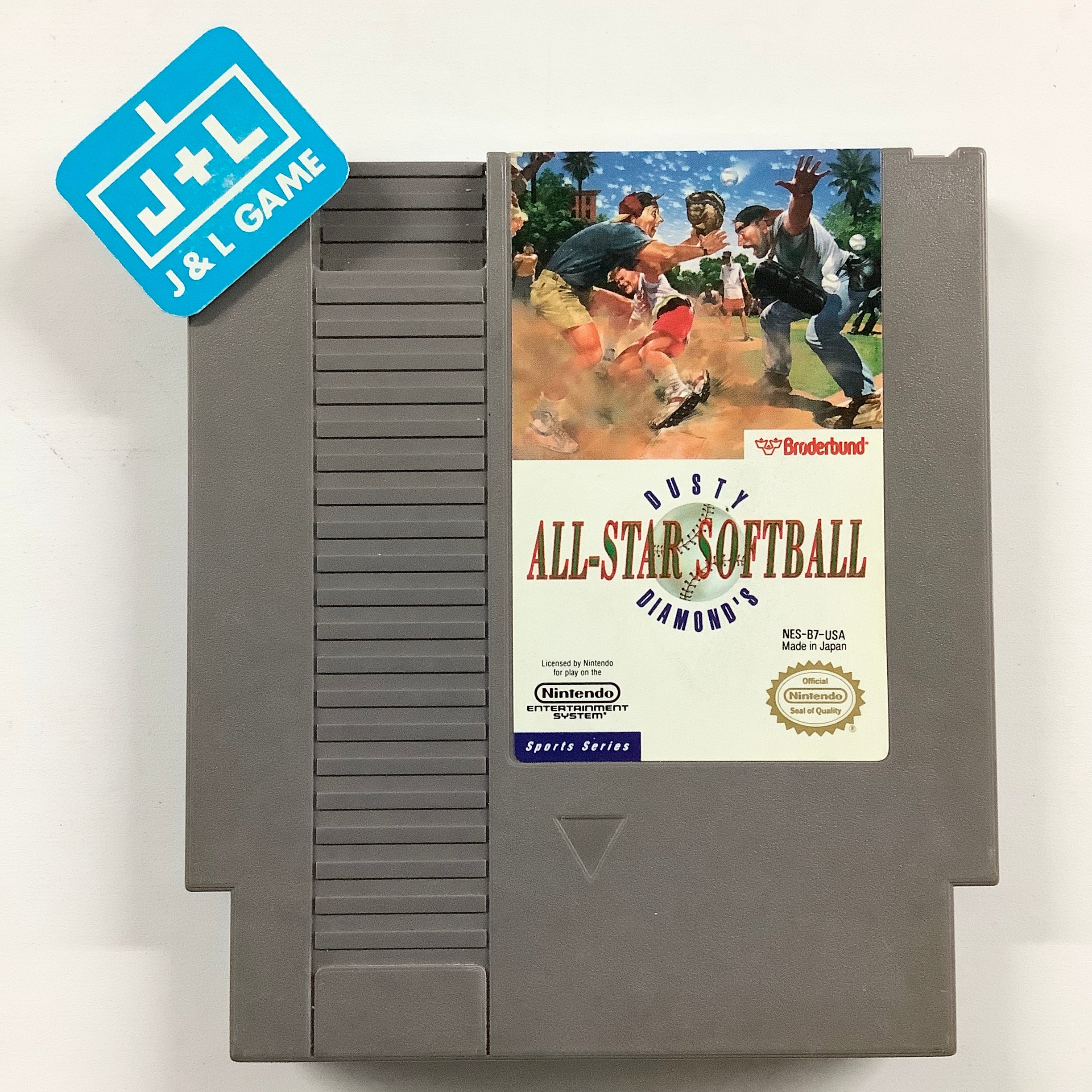 Dusty Diamond's All-Star Softball - (NES) Nintendo Entertainment System [Pre-Owned] Video Games Broderbund   