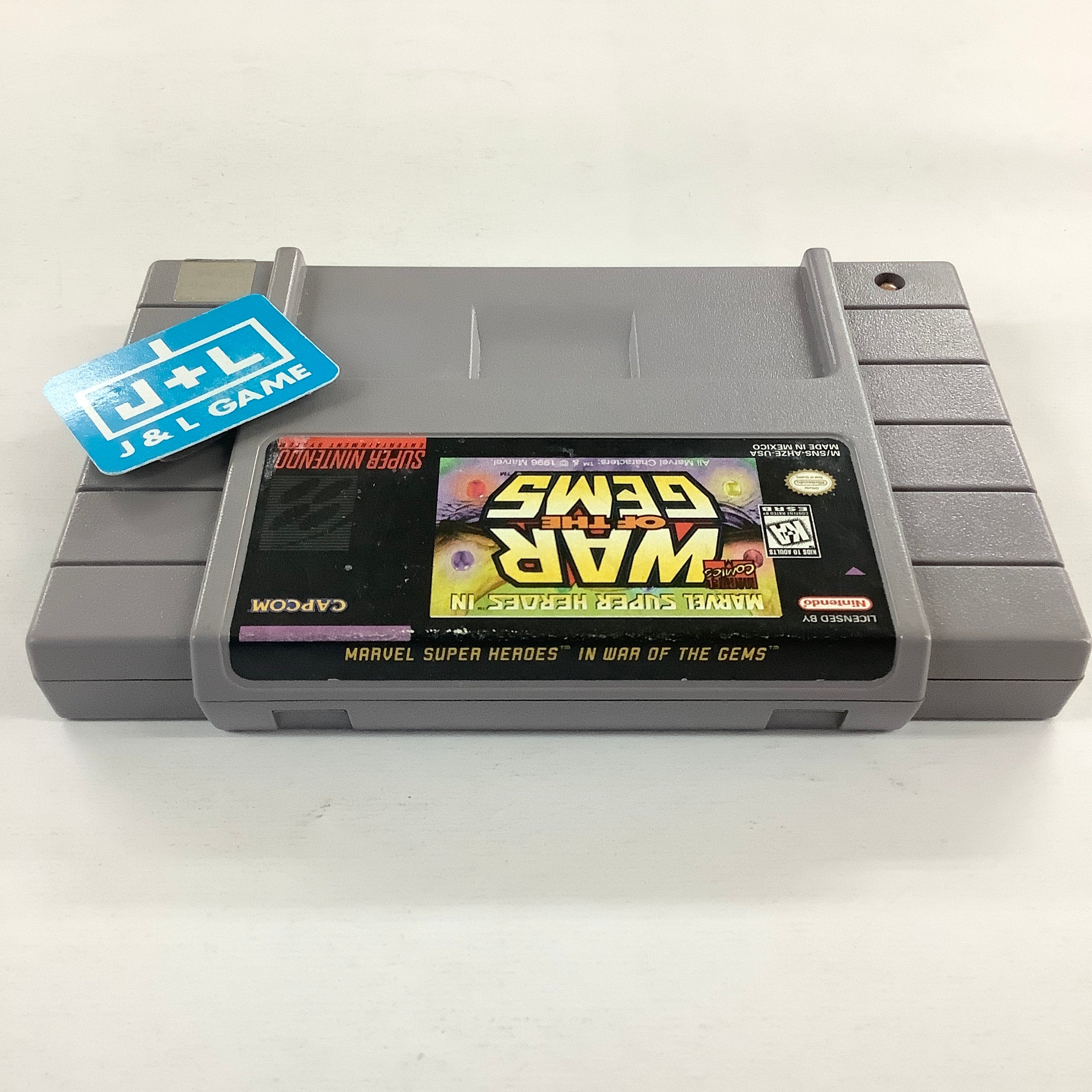 Marvel Super Heroes in War of the Gems - (SNES) Super Nintendo [Pre-Owned] Video Games Capcom   