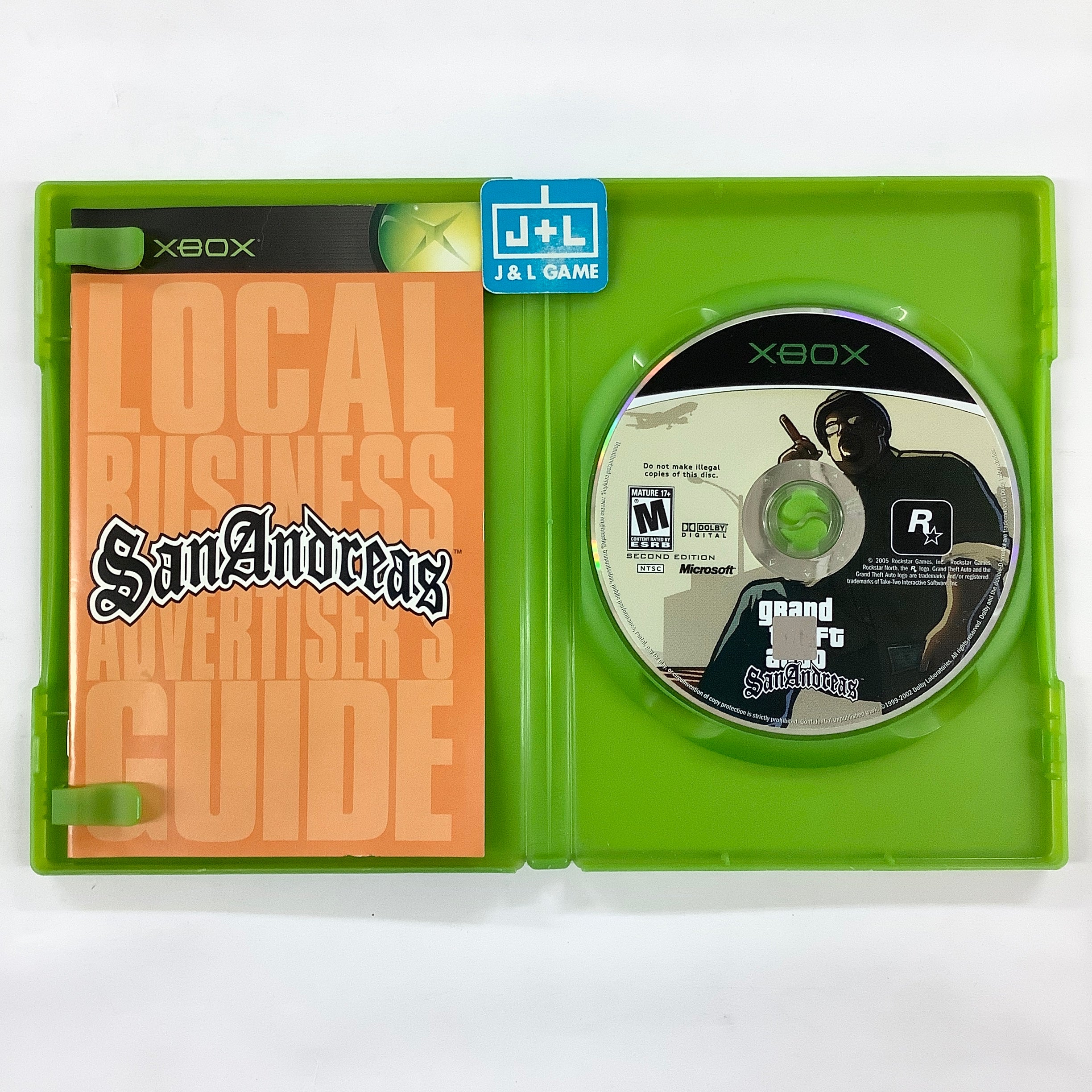 Grand Theft Auto: San Andreas (Second Edition) - (XB) Xbox [Pre-Owned] Video Games Rockstar Games   