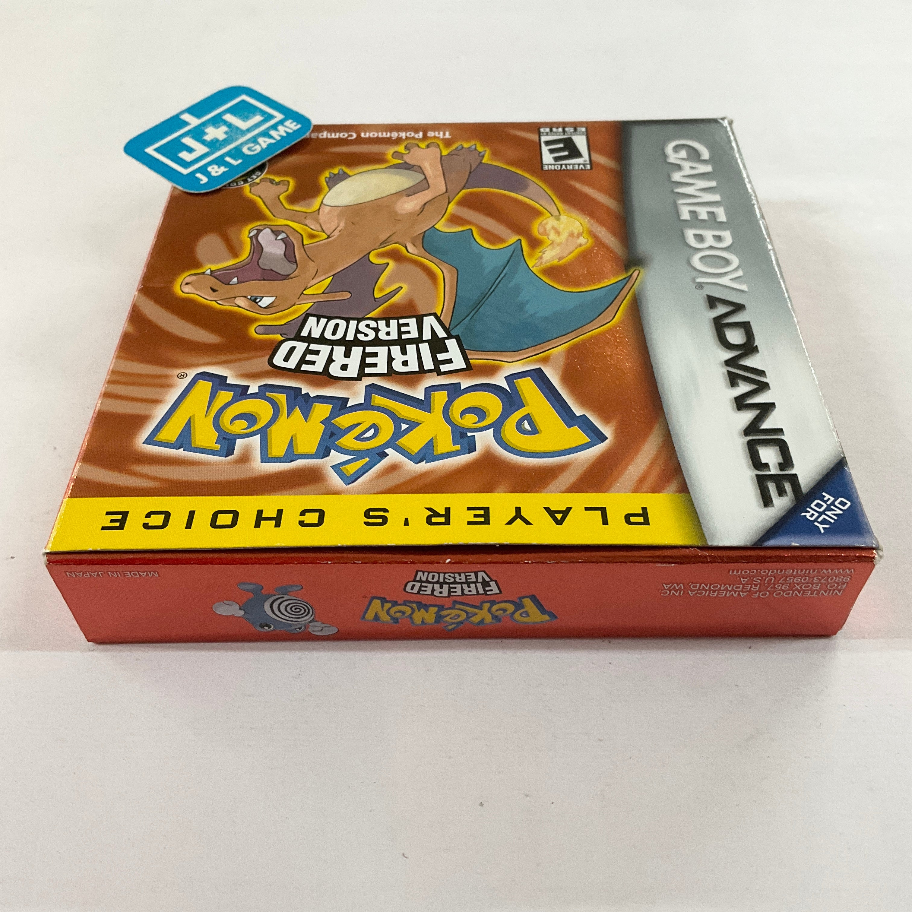Pokemon FireRed Version (Player's Choice) - (GBA) Game Boy Advance [Pre-Owned] Video Games Nintendo   