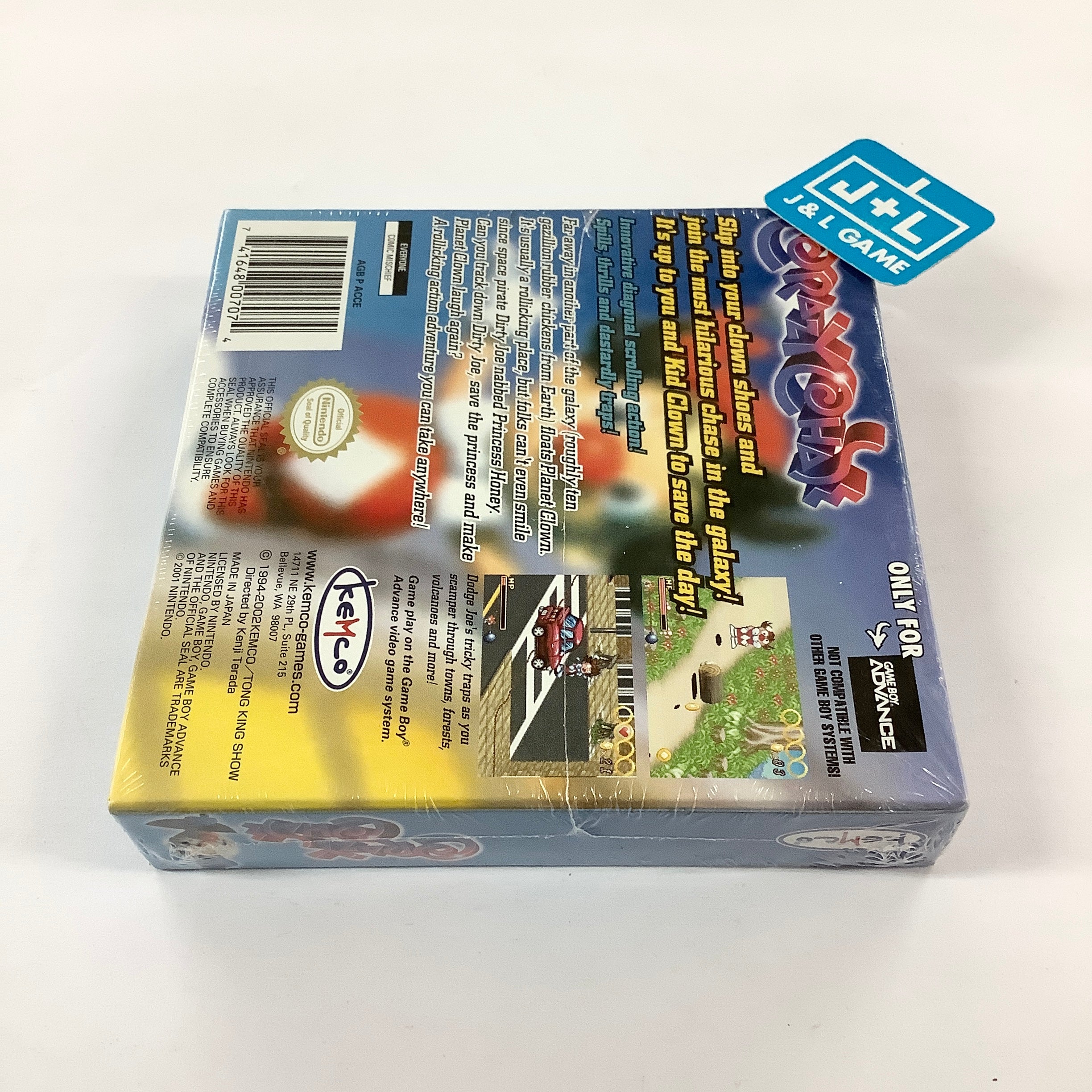 Crazy Chase - (GBA) Game Boy Advance Video Games Kemco   
