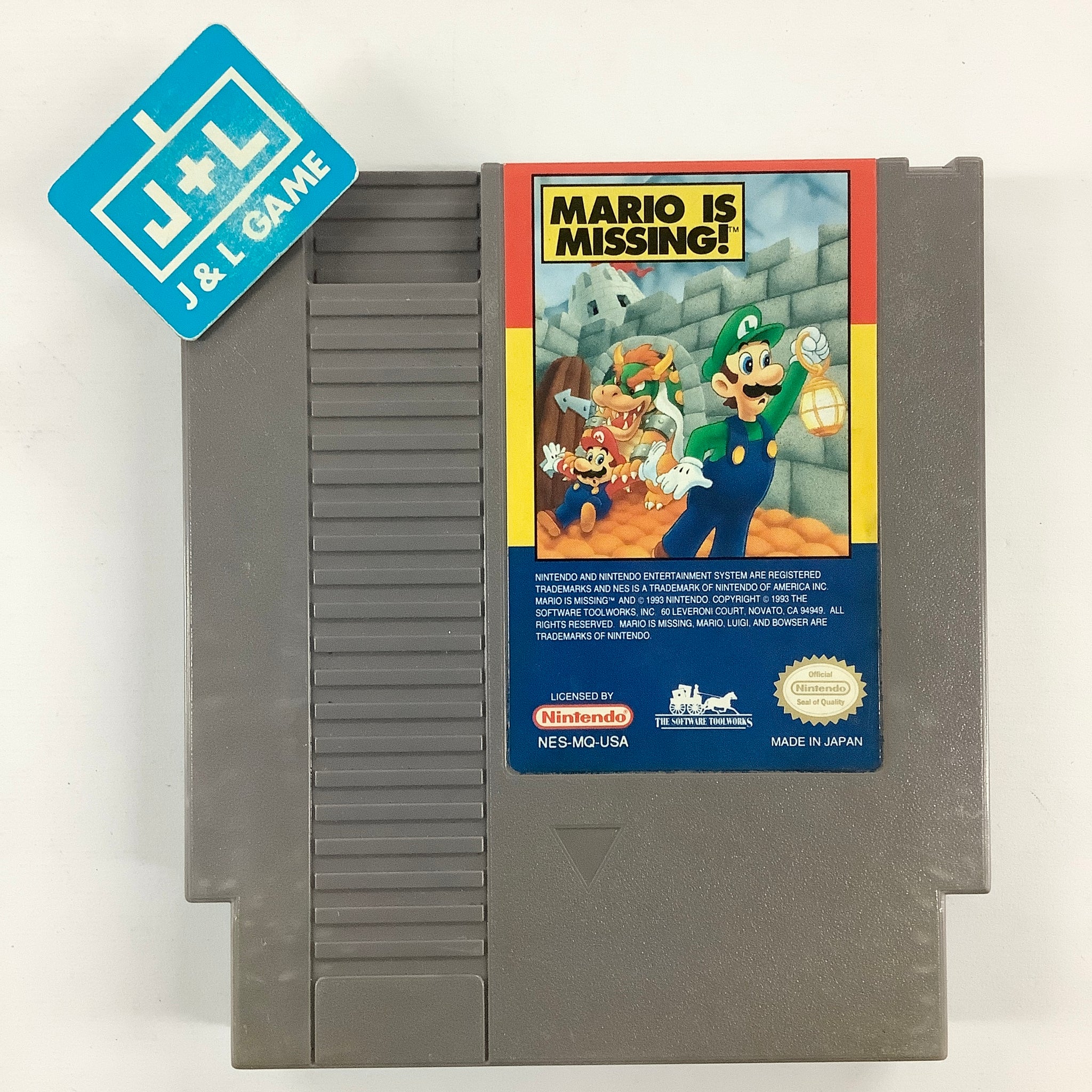Mario Is Missing! - (NES) Nintendo Entertainment System [Pre-Owned] Video Games Software Toolworks   