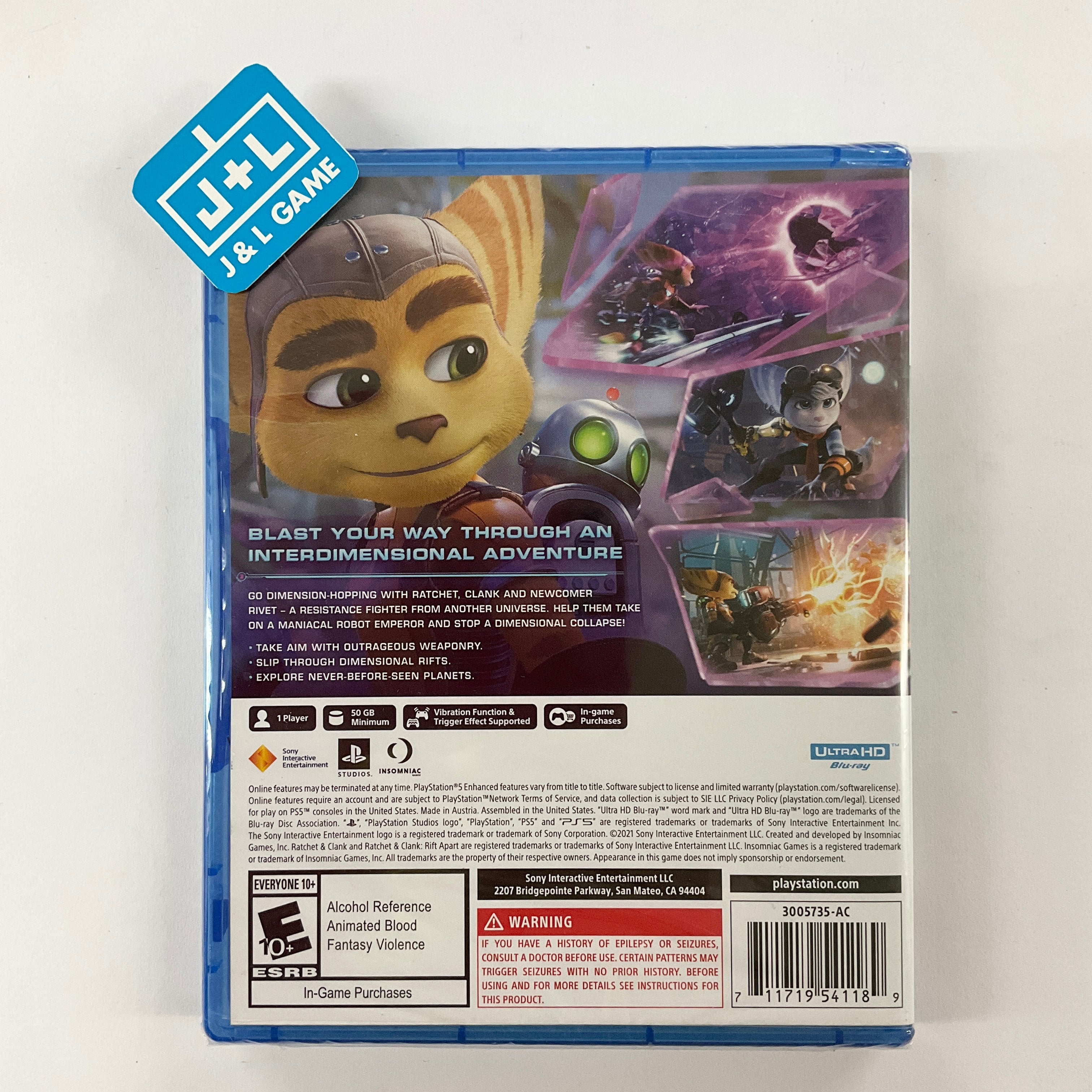 Ratchet & Clank: Rift Apart - (PS5) PlayStation 5 Video Games PlayStation   