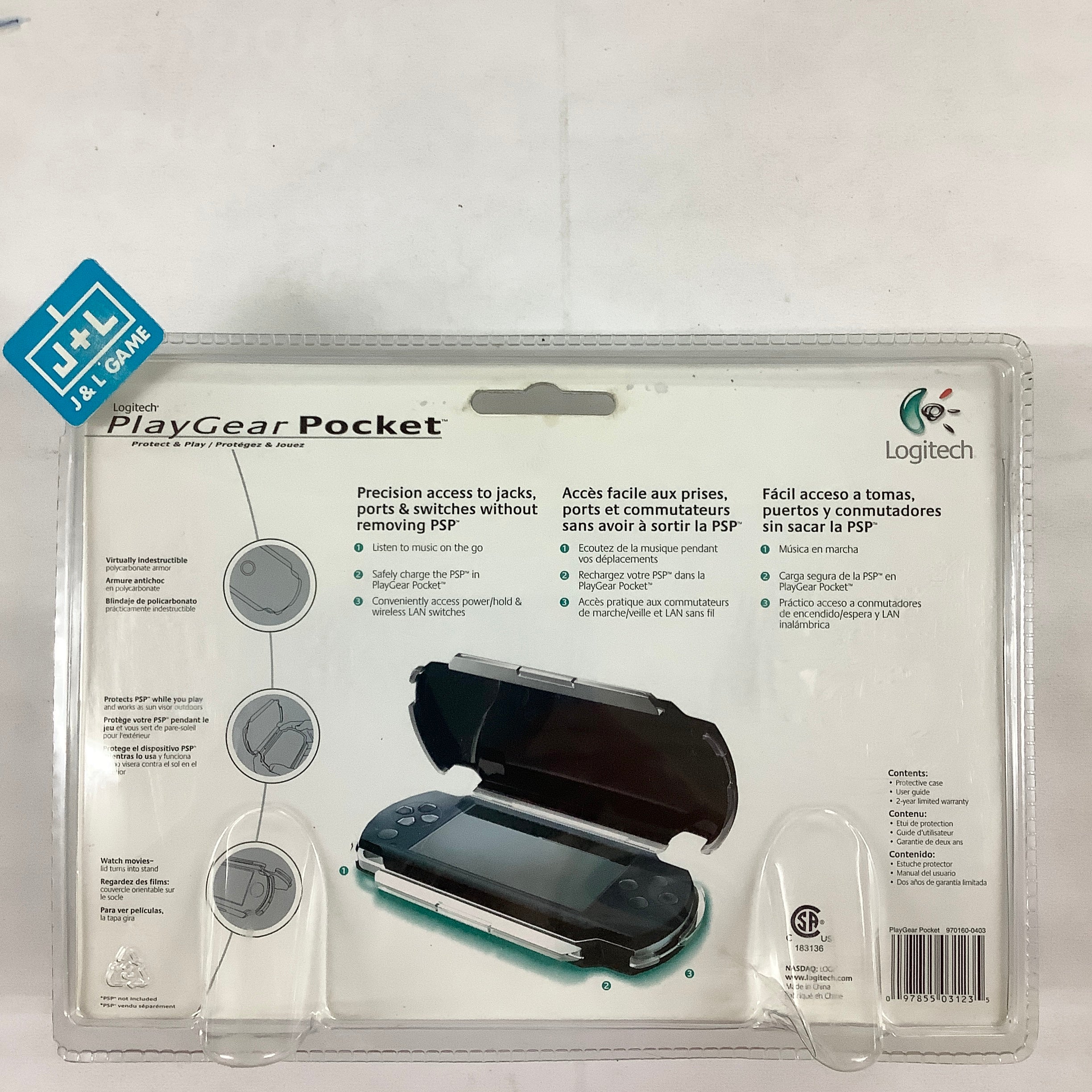 Logitech Sony PSP 1000 PlayGear Pocket - Sony PSP Accessories Logitech   