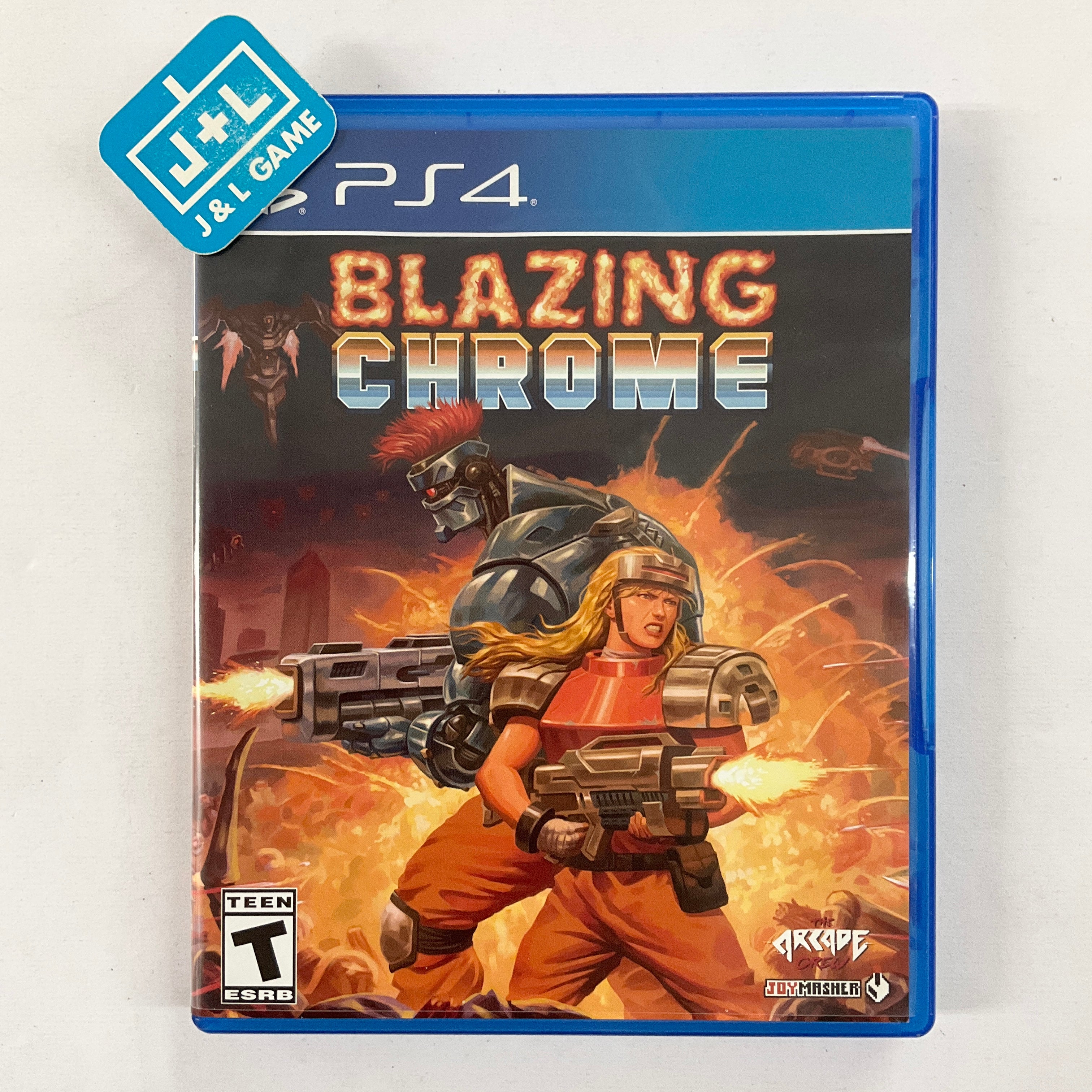 Blazing Chrome (Limited Run #296) - (PS4) PlayStation 4 [Pre-Owned] Video Games Limited Run Games   