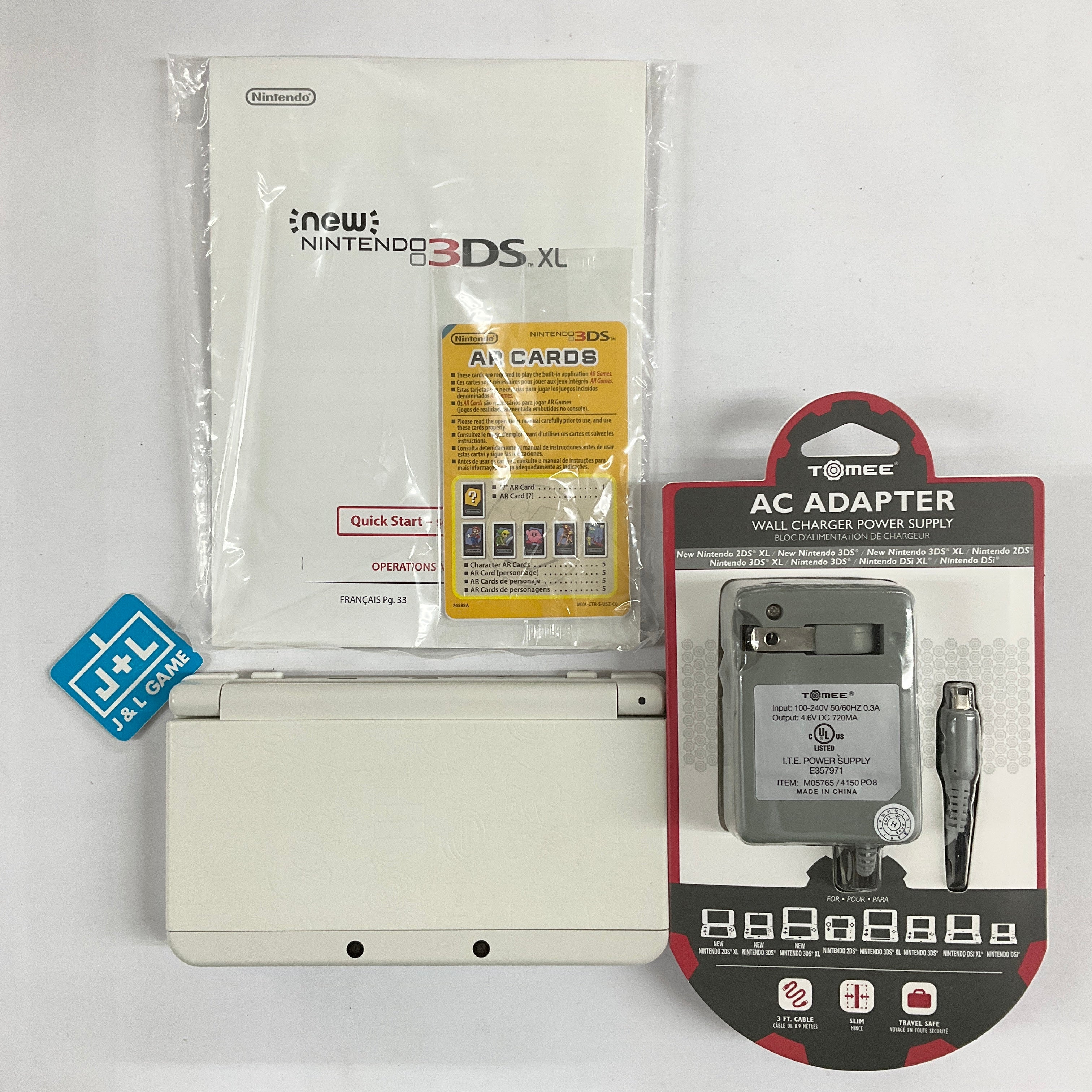 New Nintendo 3DS Console (Mario White) - Nintendo 3DS [Pre-Owned] Consoles Nintendo   