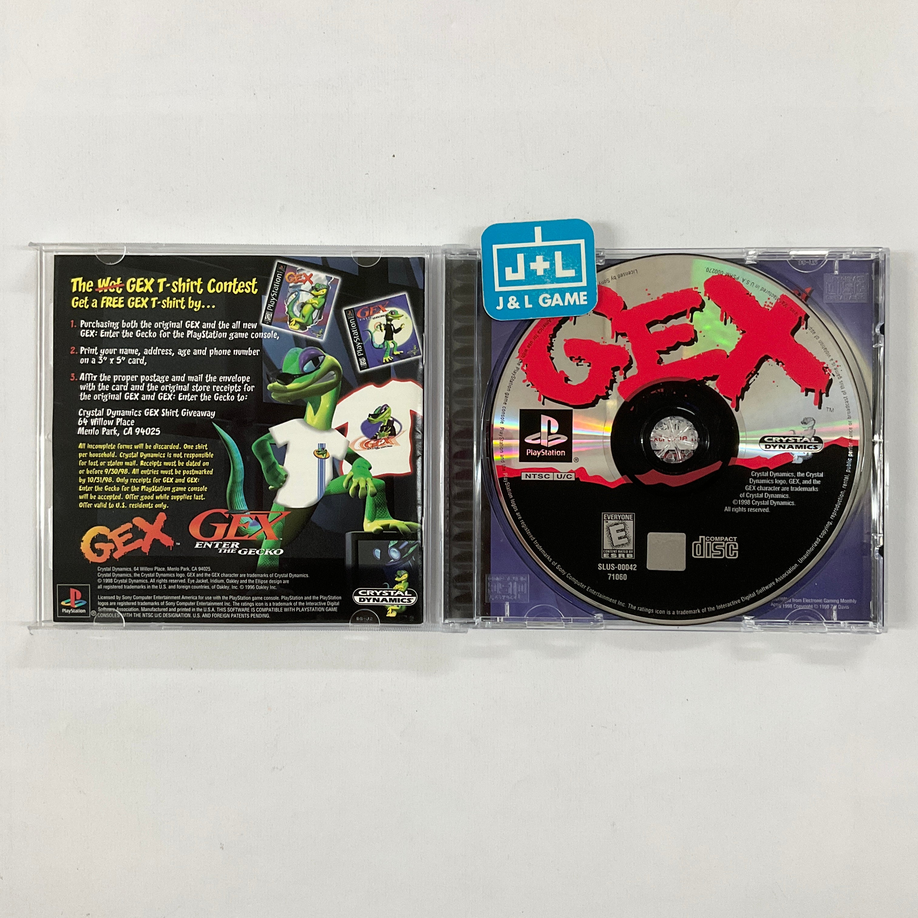 Gex - (PS1) Playstation 1 [Pre-Owned] Video Games Crystal Dynamics   