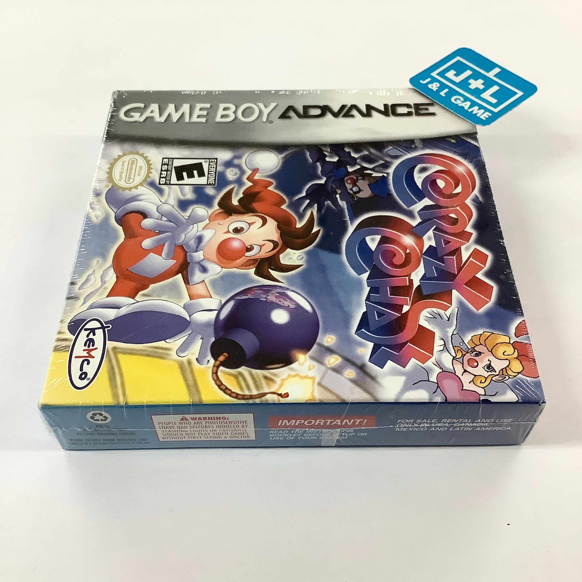 Crazy Chase - (GBA) Game Boy Advance Video Games Kemco   