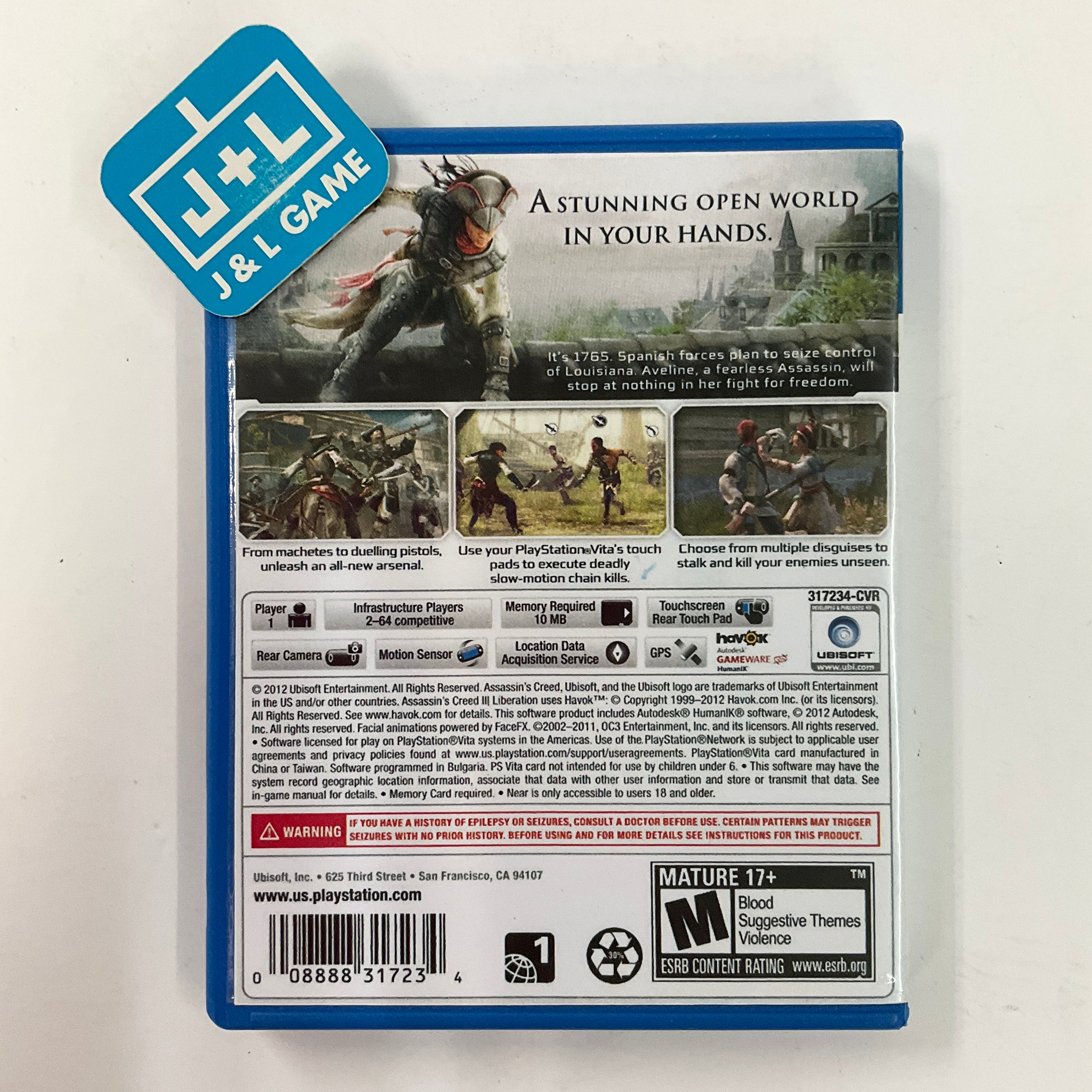 Assassin's Creed III: Liberation - (PSV) PlayStation Vita [Pre