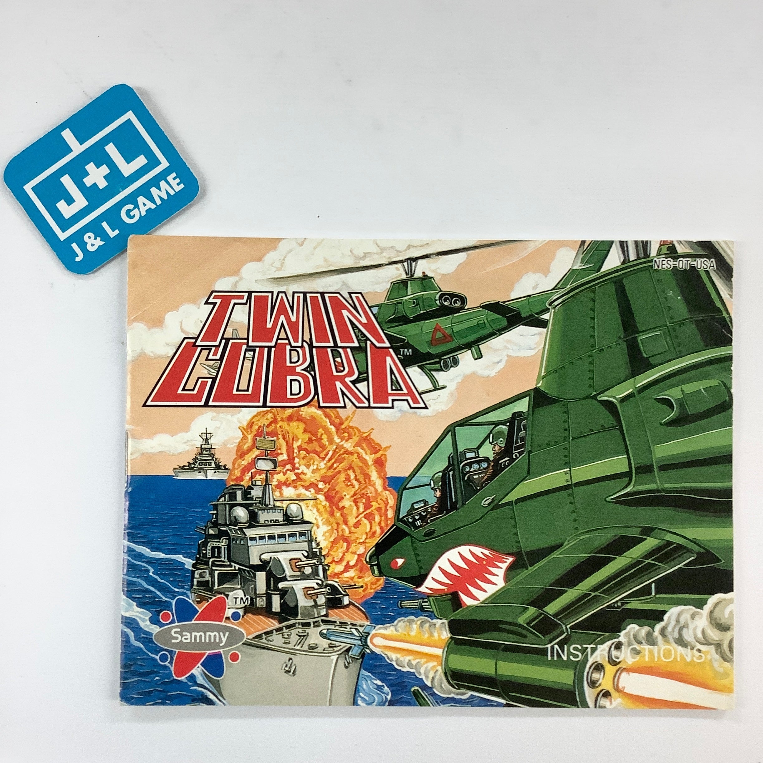 Twin Cobra - (NES) Nintendo Entertainment System [Pre-Owned] Video Games American Sammy   
