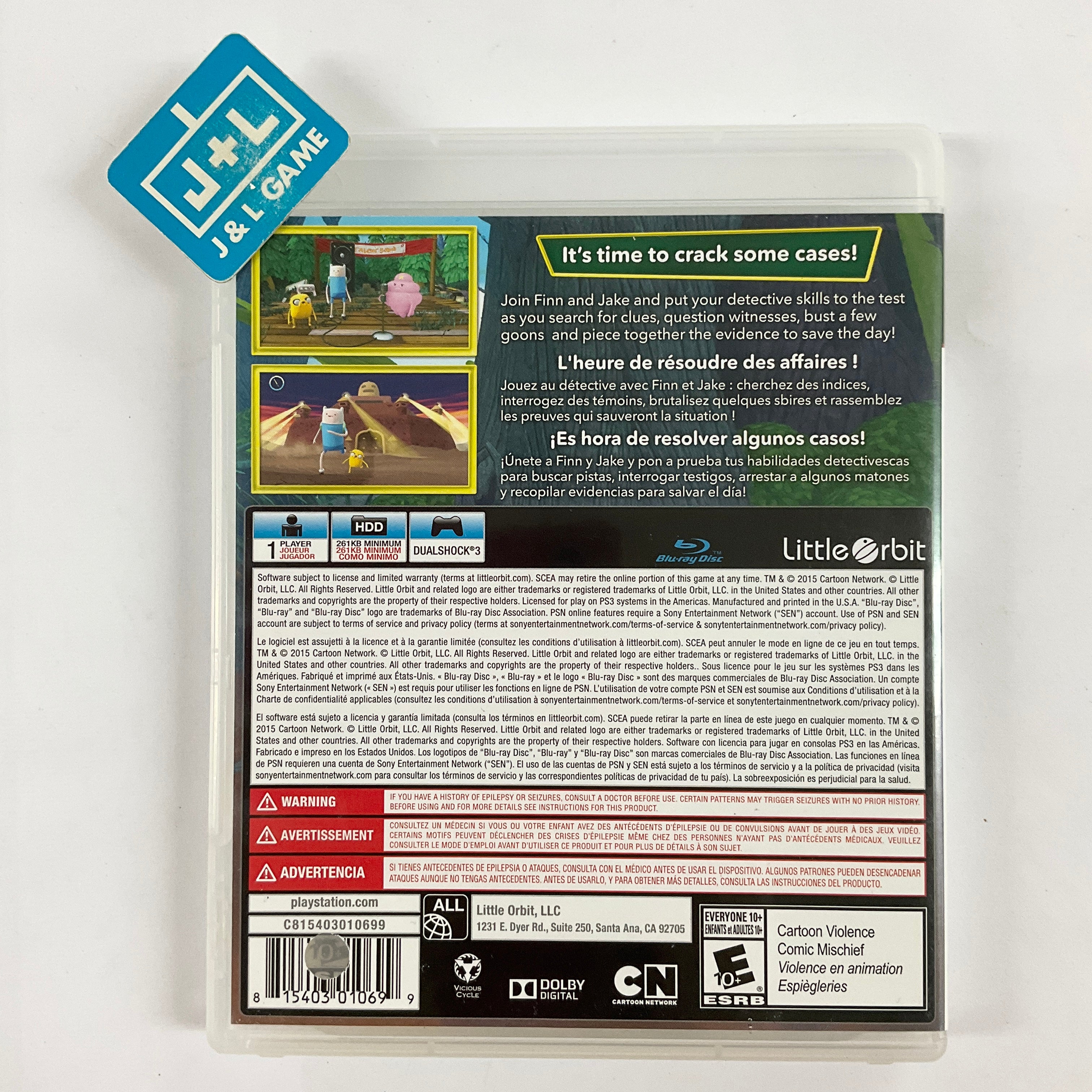 Adventure Time: Finn and Jake Investigations - (PS3) PlayStation 3 [Pre-Owned] Video Games Little Orbit   
