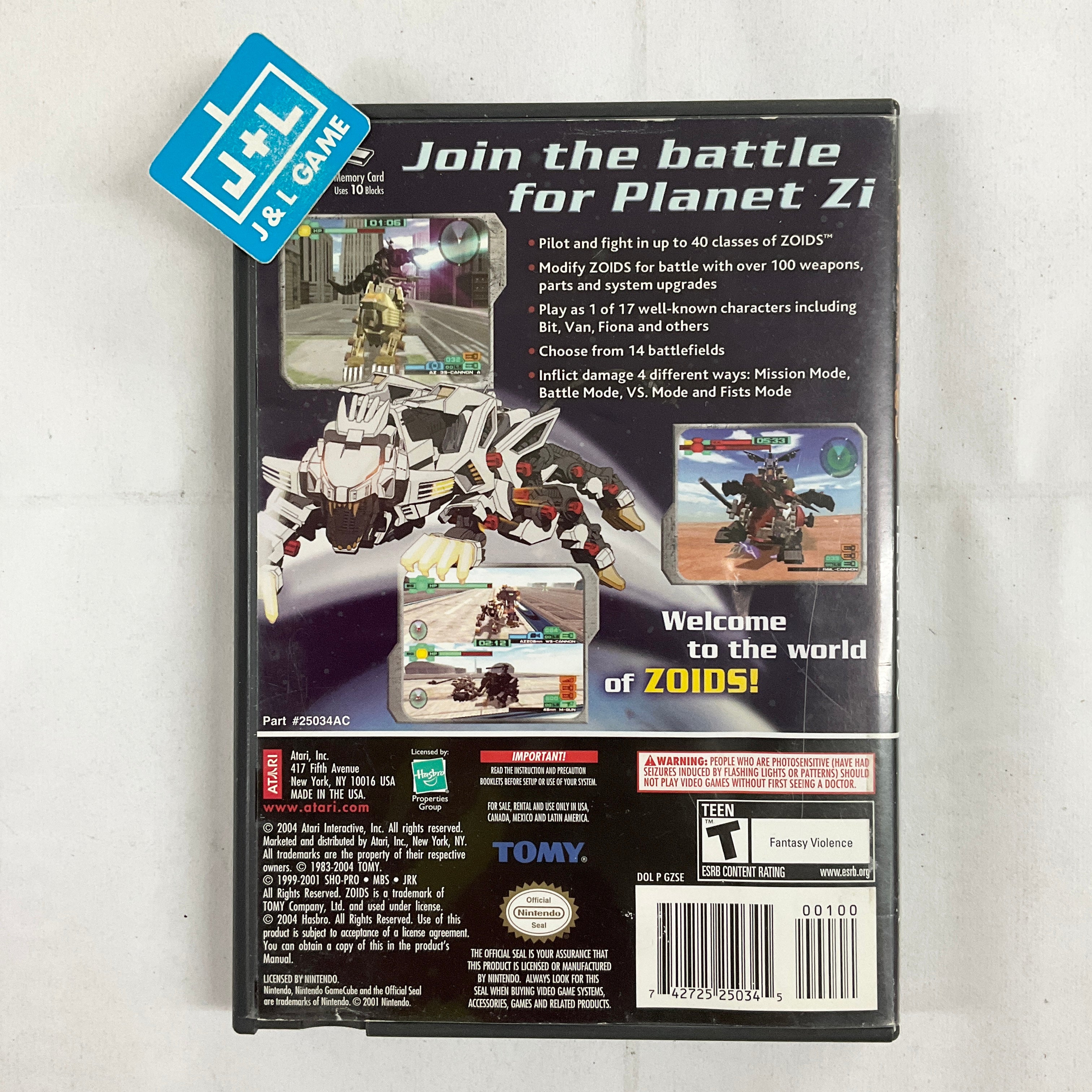 Zoids: Battle Legends - (GC) GameCube [Pre-Owned] Video Games Atari SA   