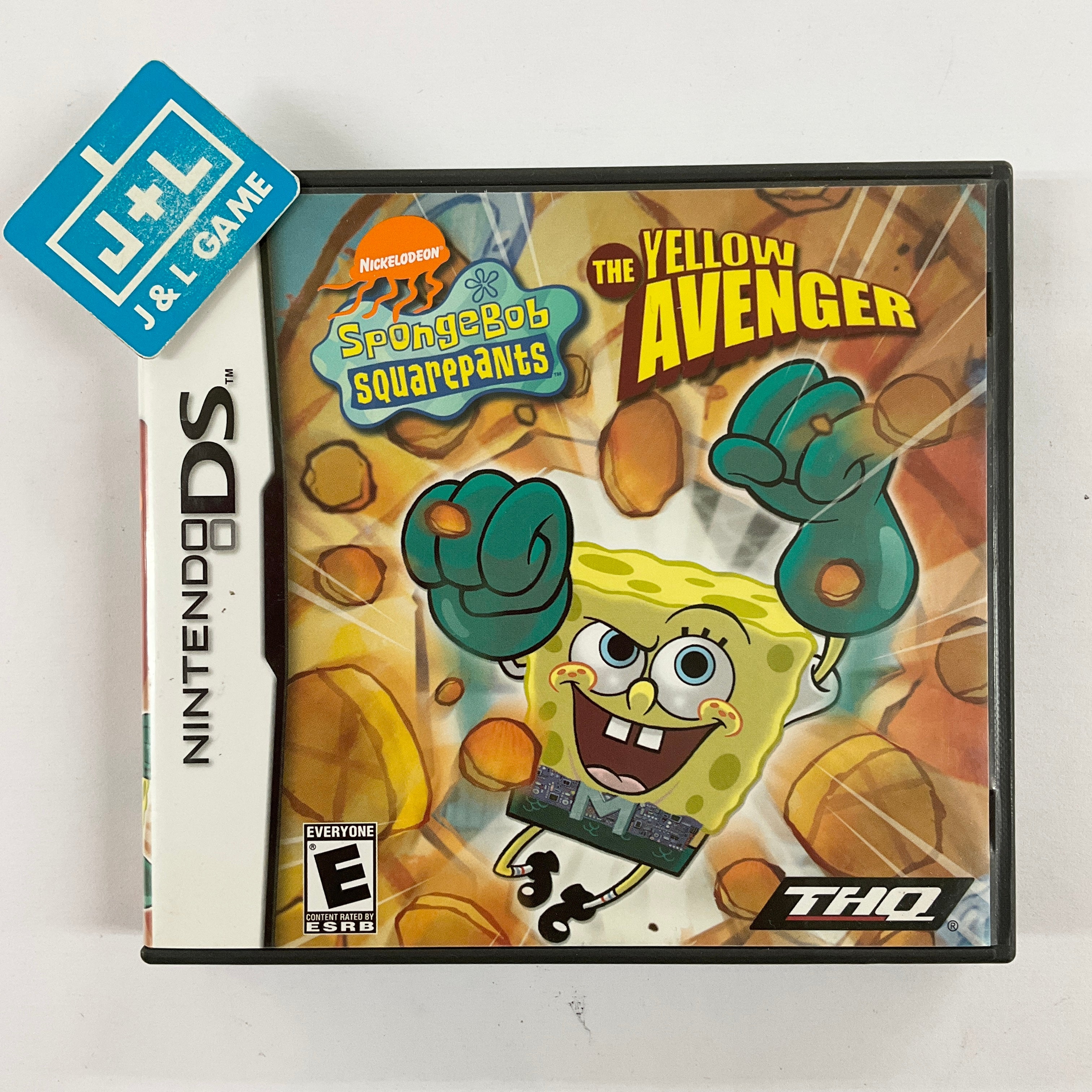 SpongeBob SquarePants: The Yellow Avenger - (NDS) Nintendo DS [Pre-Owned] Video Games THQ   