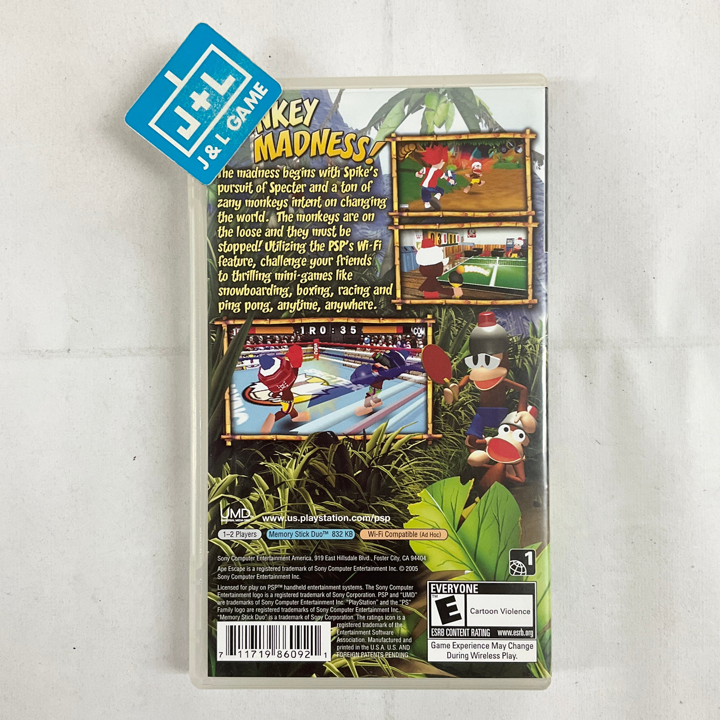 Ape Escape: On the Loose - Sony PSP [Pre-Owned] Video Games SCEA   