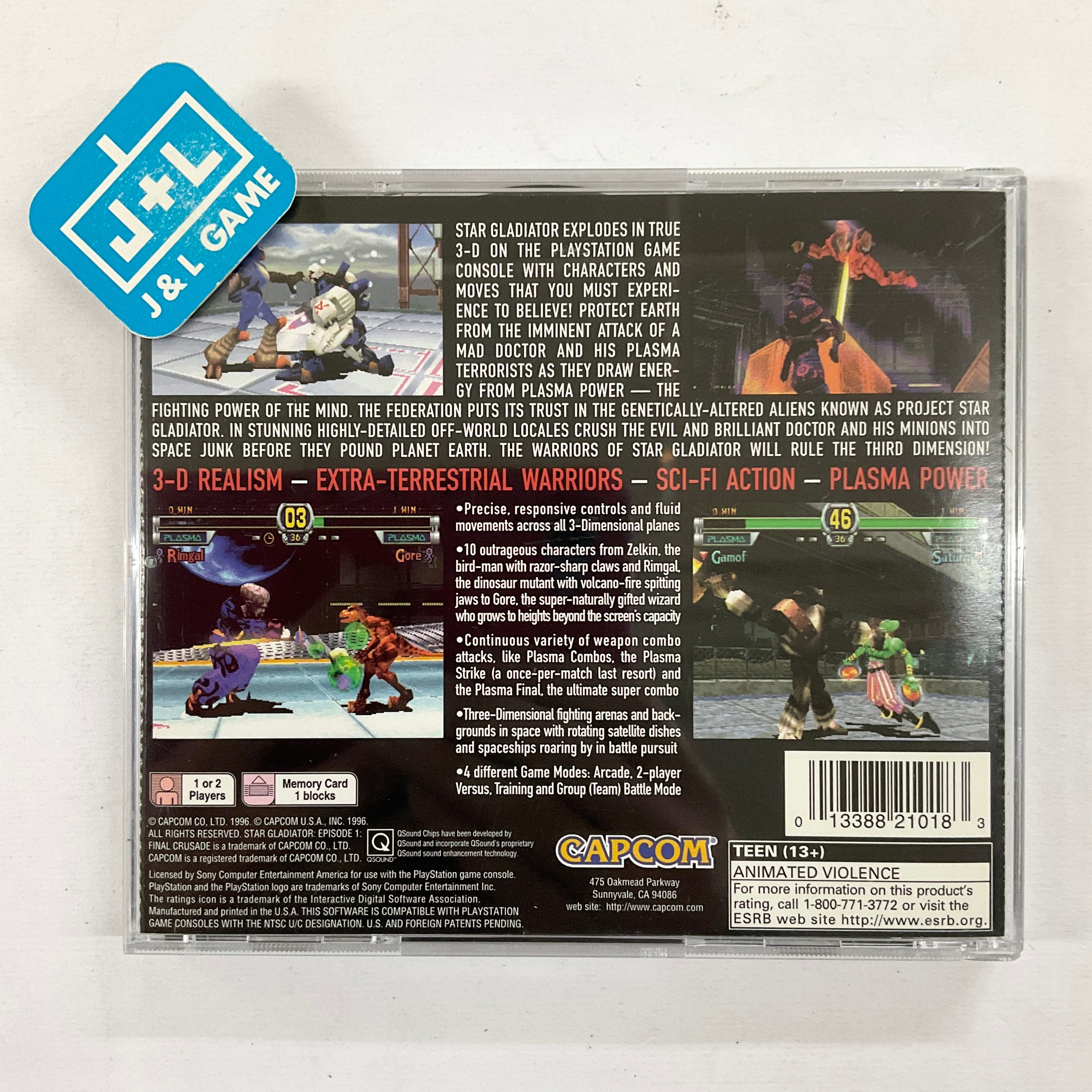 Star Gladiator - (PS1) PlayStation 1 [Pre-Owned] Video Games Capcom   