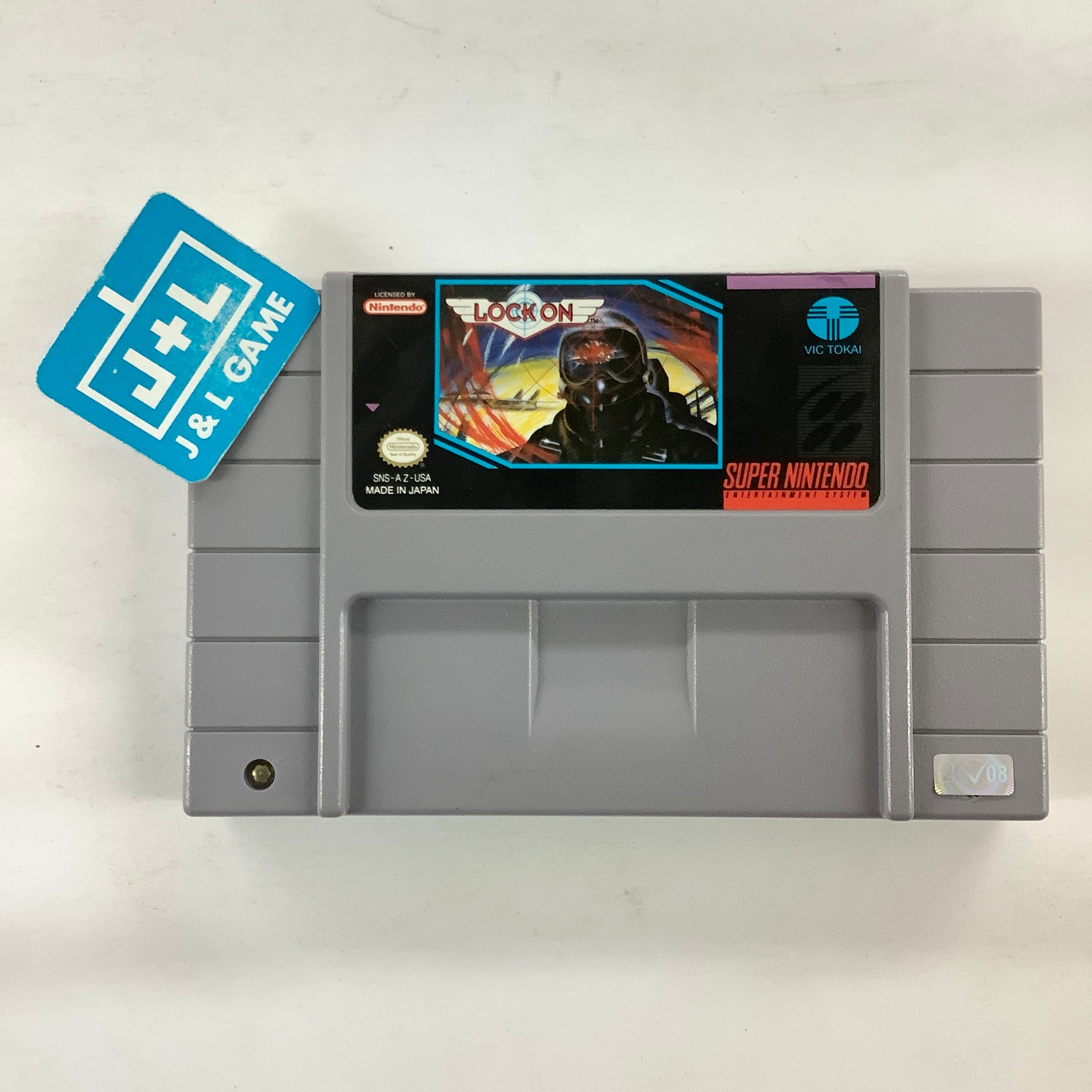 Lock On - (SNES) Super Nintendo [Pre-Owned] Video Games Vic Tokai   