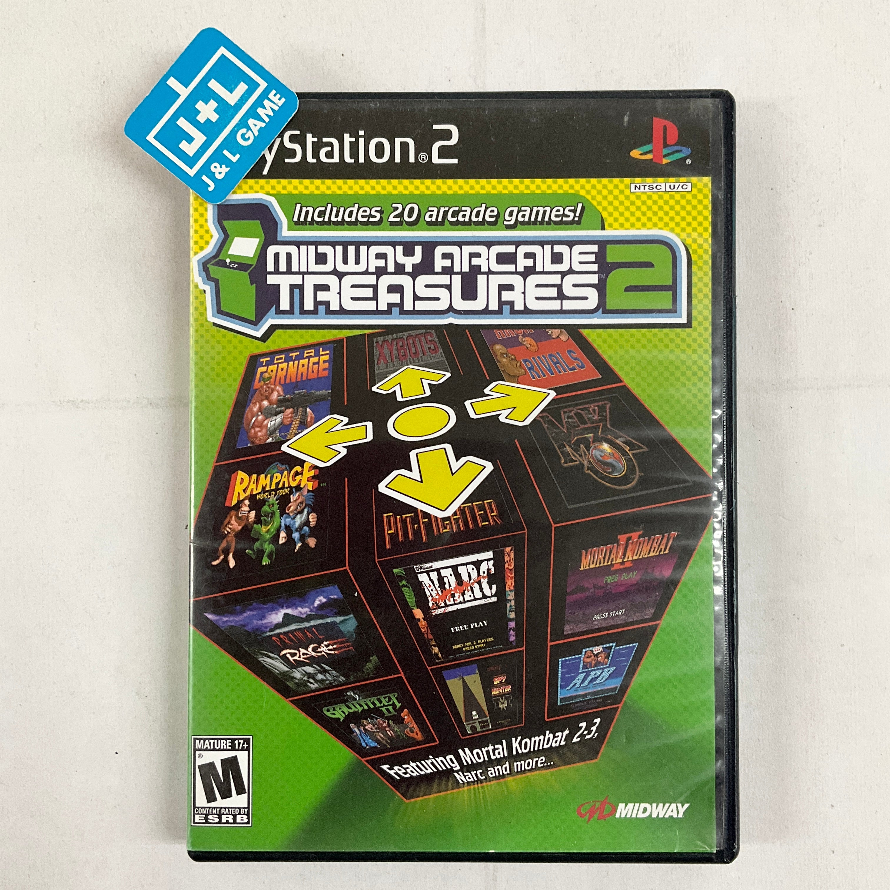 Midway Arcade Treasures 2 - (PS2) PlayStation 2 [Pre-Owned] Video Games Midway   