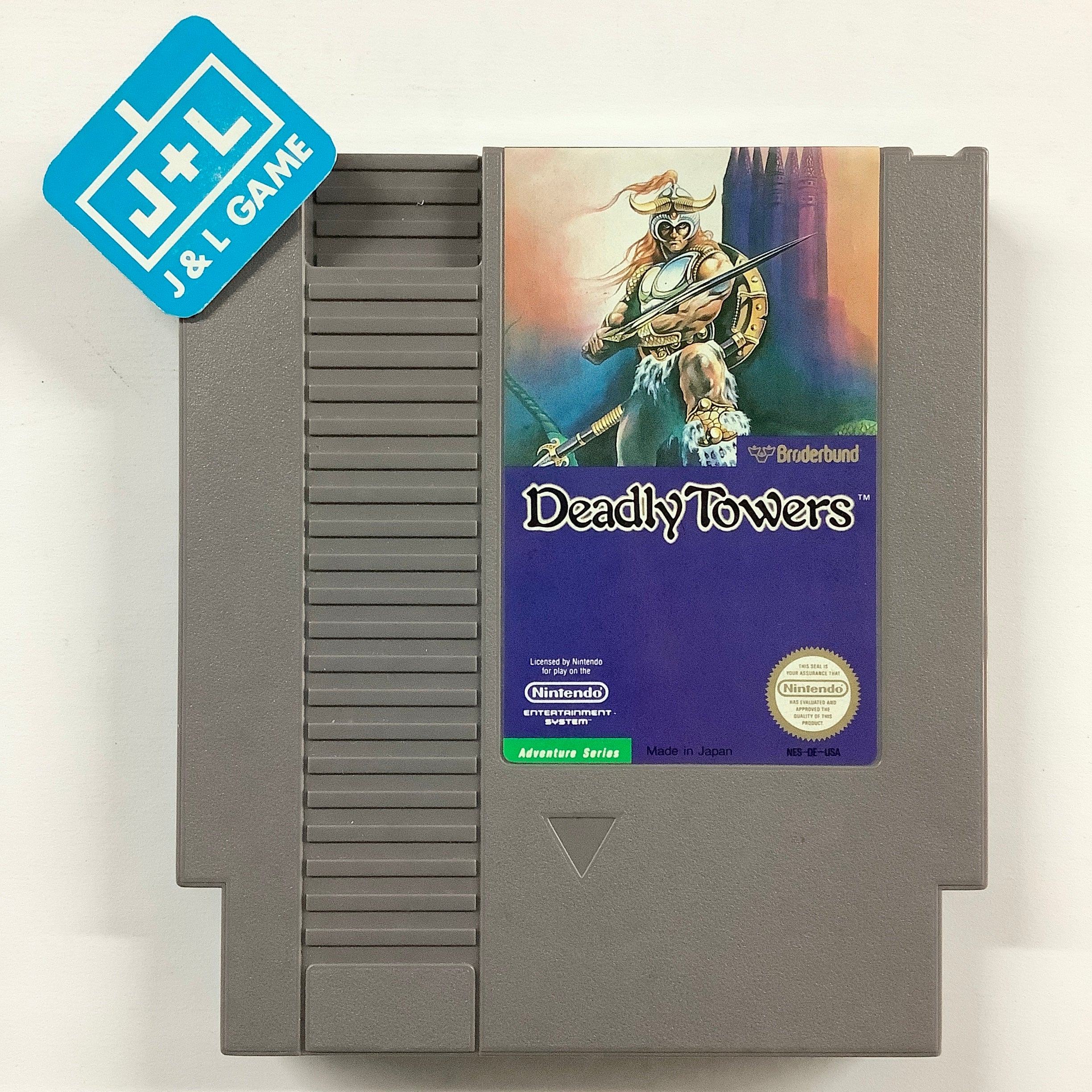 Deadly Towers - (NES) Nintendo Entertainment System [Pre-Owned] Video Games Broderbund   