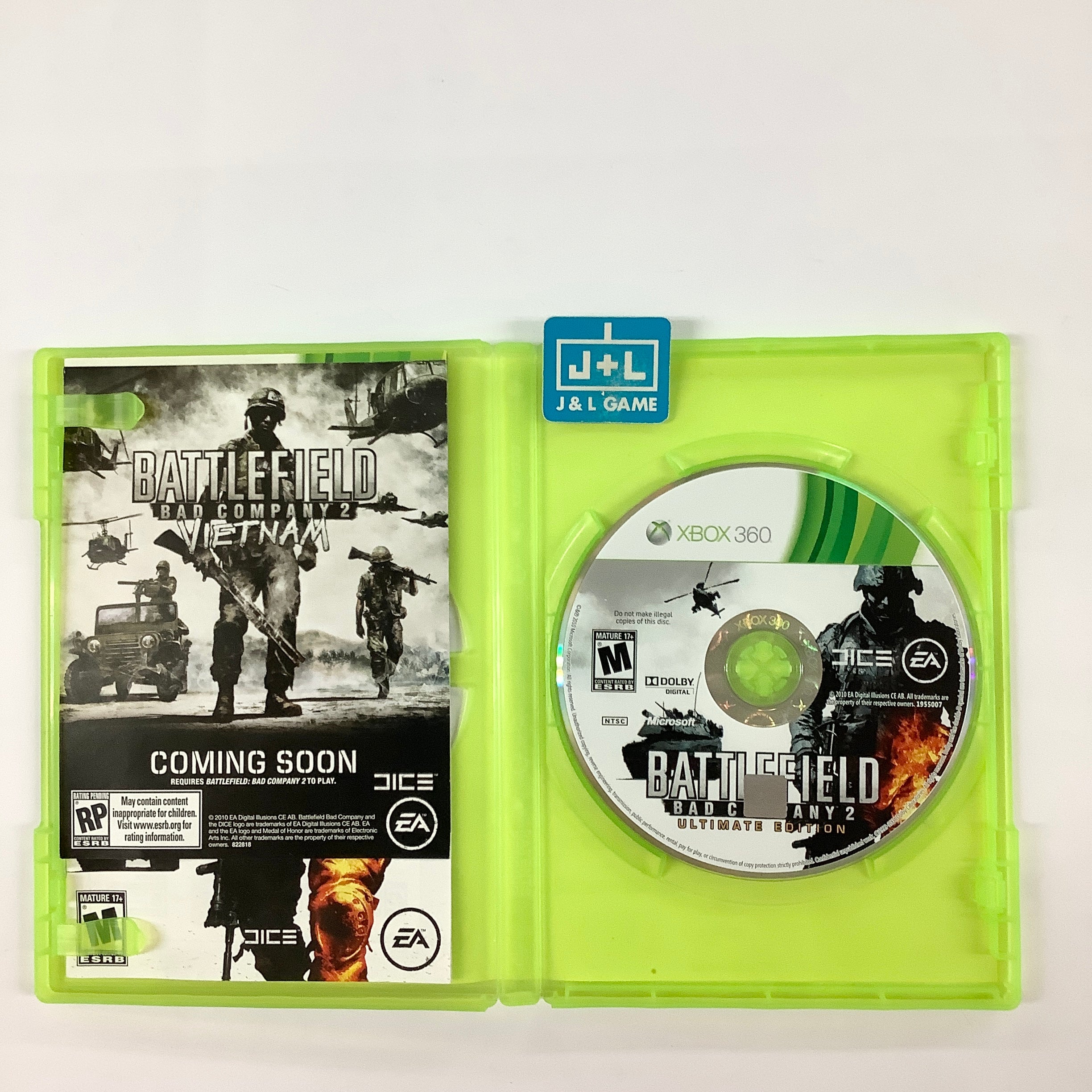 Battlefield: Bad Company 2 Ultimate Edition - Xbox 360 [Pre-Owned] Video Games Electronic Arts   