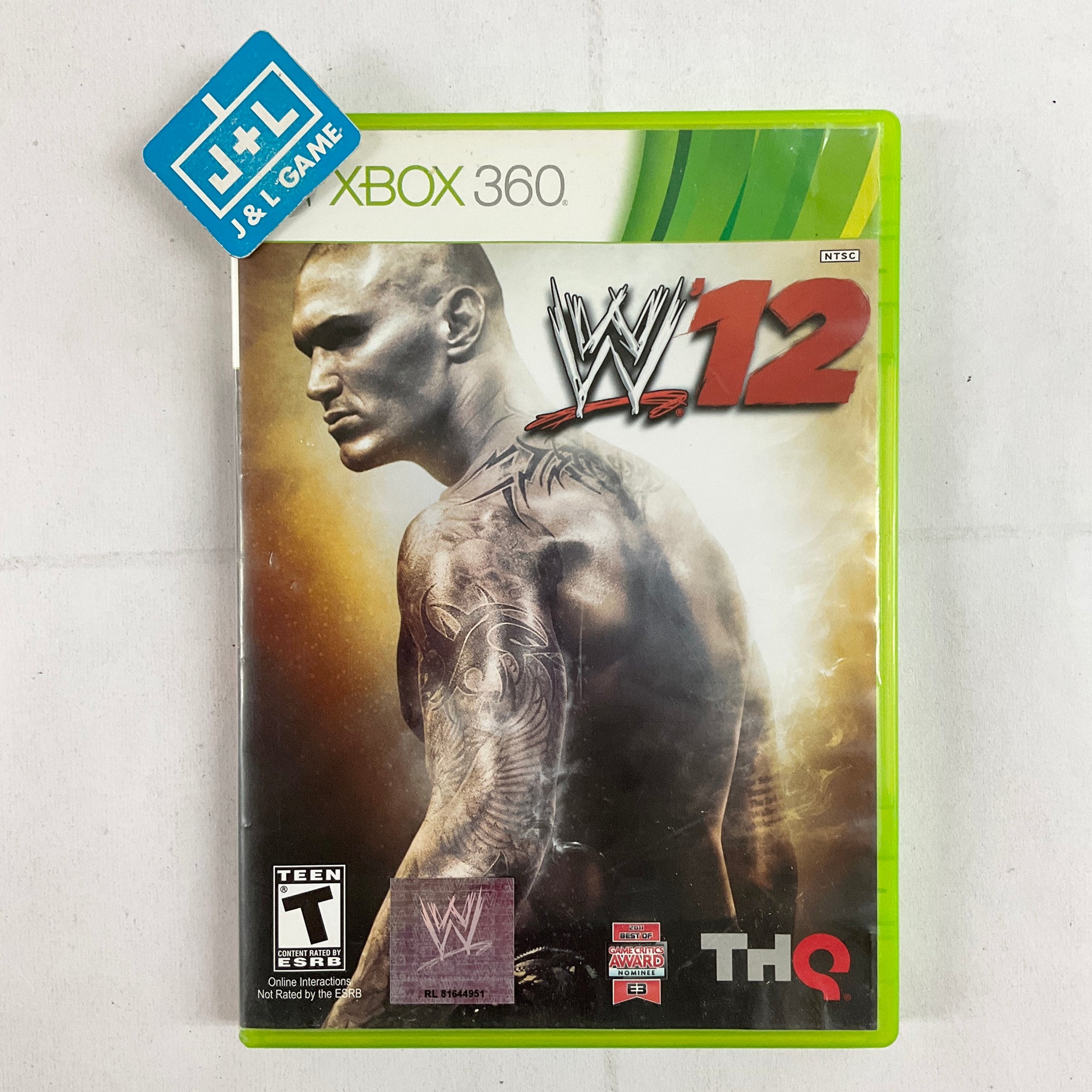 WWE '12 - Xbox 360 [Pre-Owned] Video Games THQ   