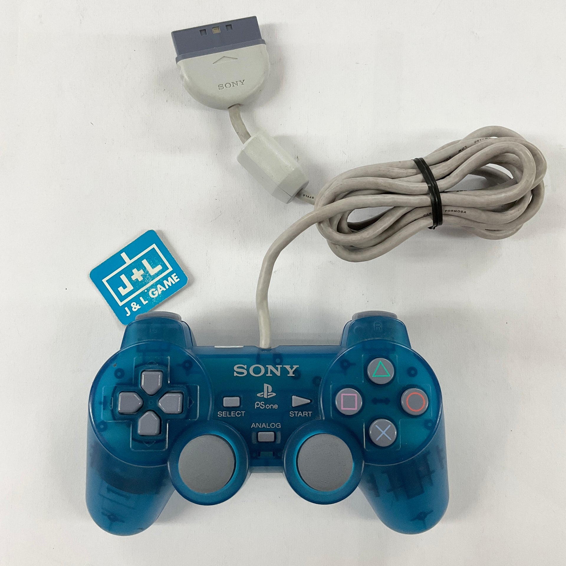 Sony PS One Dual Analog Controller (Clear Blue) (PS1 - Main Image