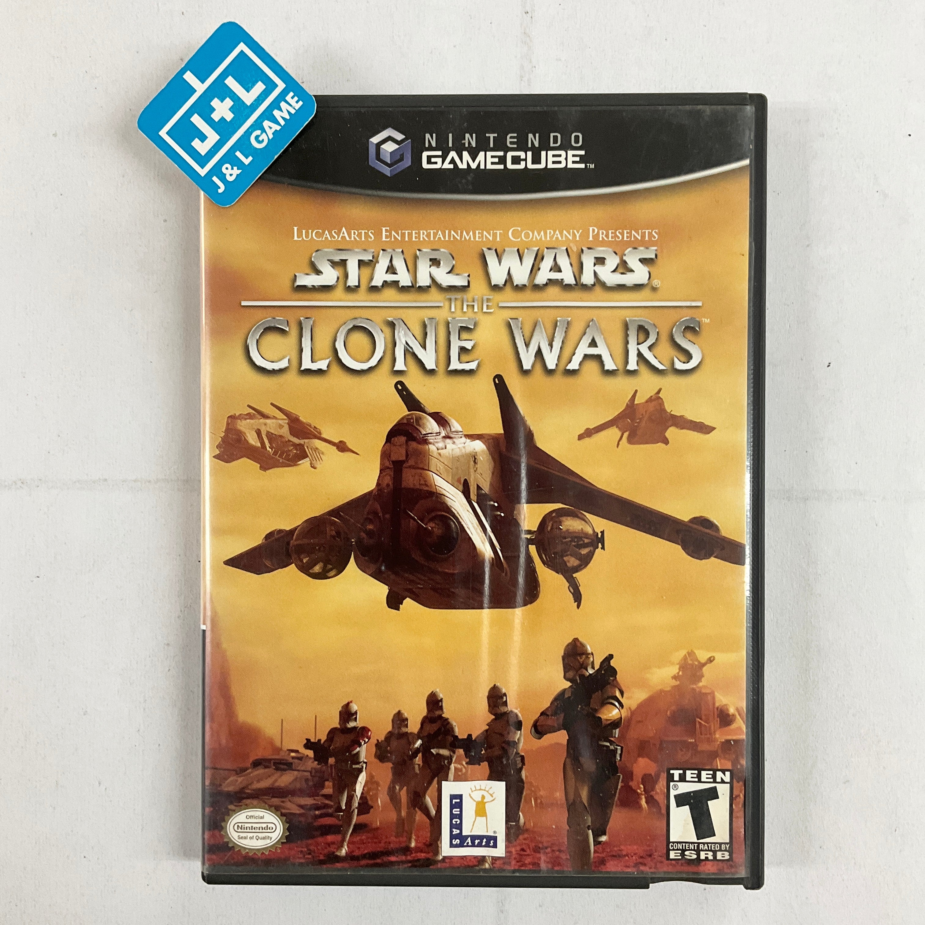 Star Wars: The Clone Wars - (GC) GameCube [Pre-Owned] Video Games LucasArts   