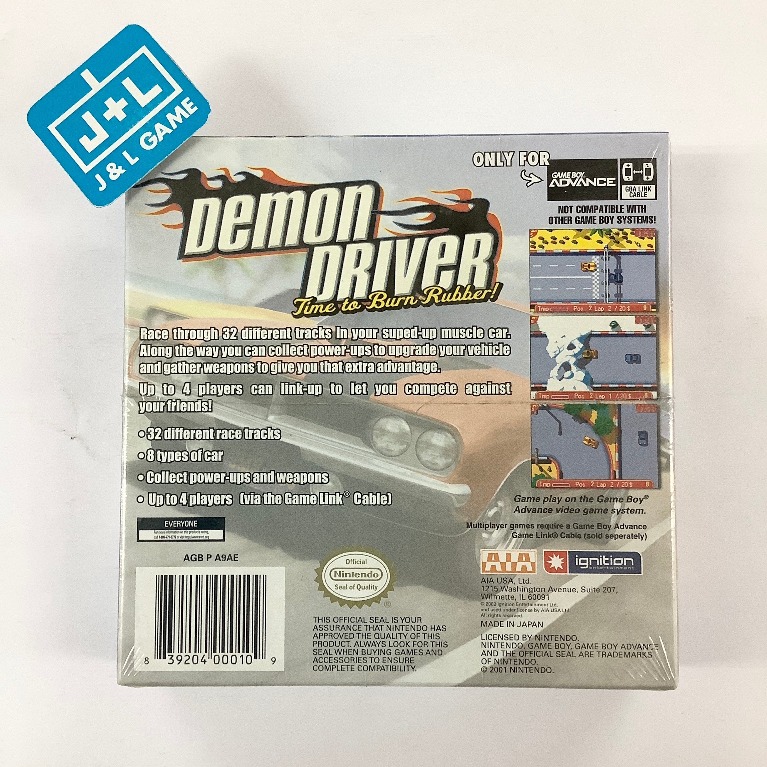 Demon Driver: Time to Burn Rubber - (GBA) Game Boy Advance | J&L Game