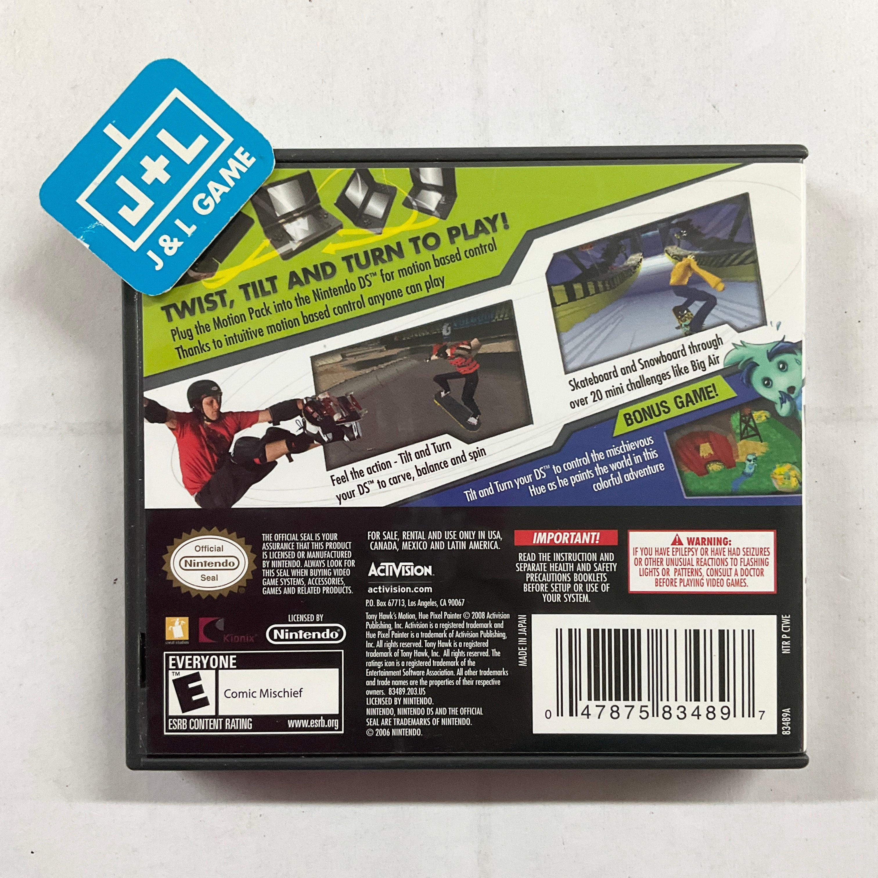Tony Hawk's Motion - (NDS) Nintendo DS [Pre-Owned] | J&L Game