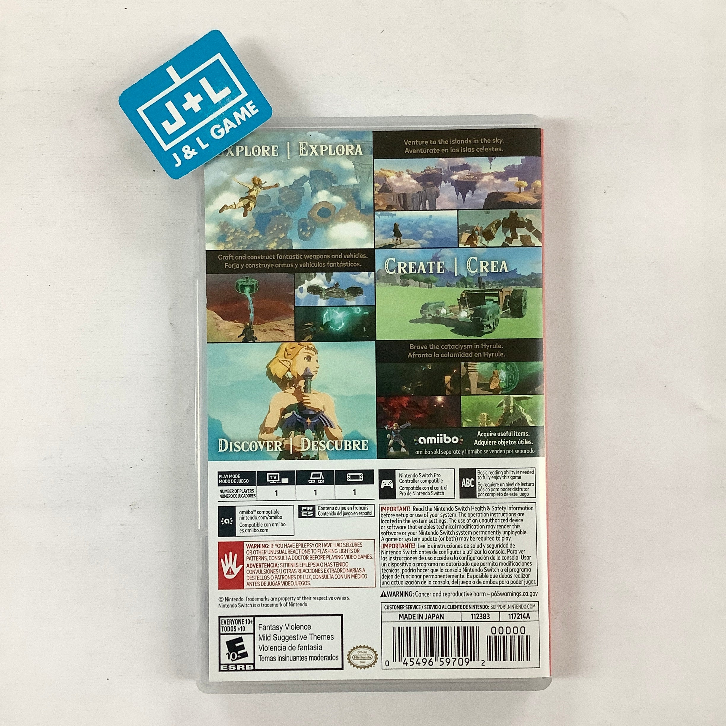 The Legend of Zelda: Tears of the Kingdom - (NSW) Nintendo Switch [Pre-Owned] Video Games Nintendo   
