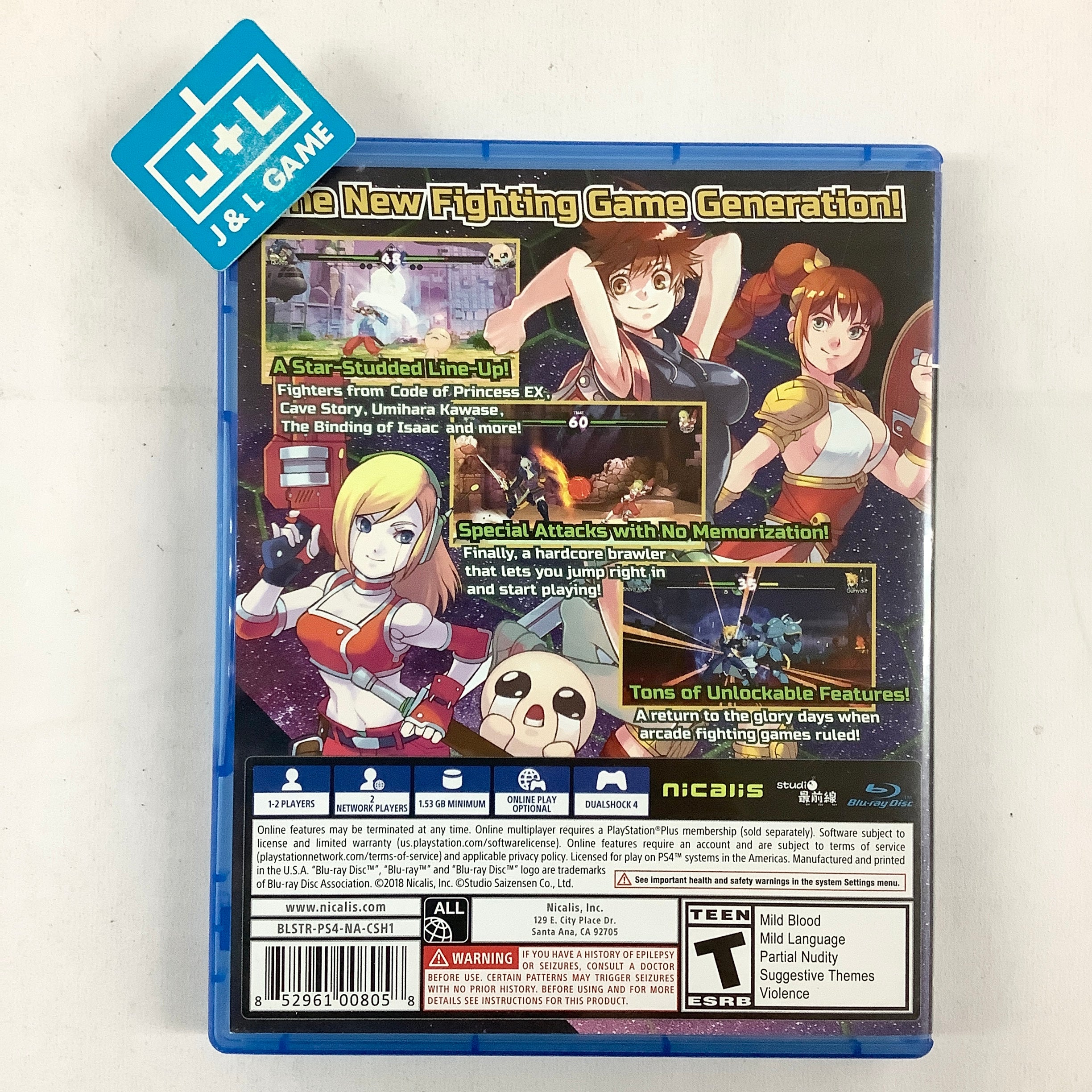 Blade Strangers - (PS4) PlayStation 4 [Pre-Owned] Video Games Nicalis   