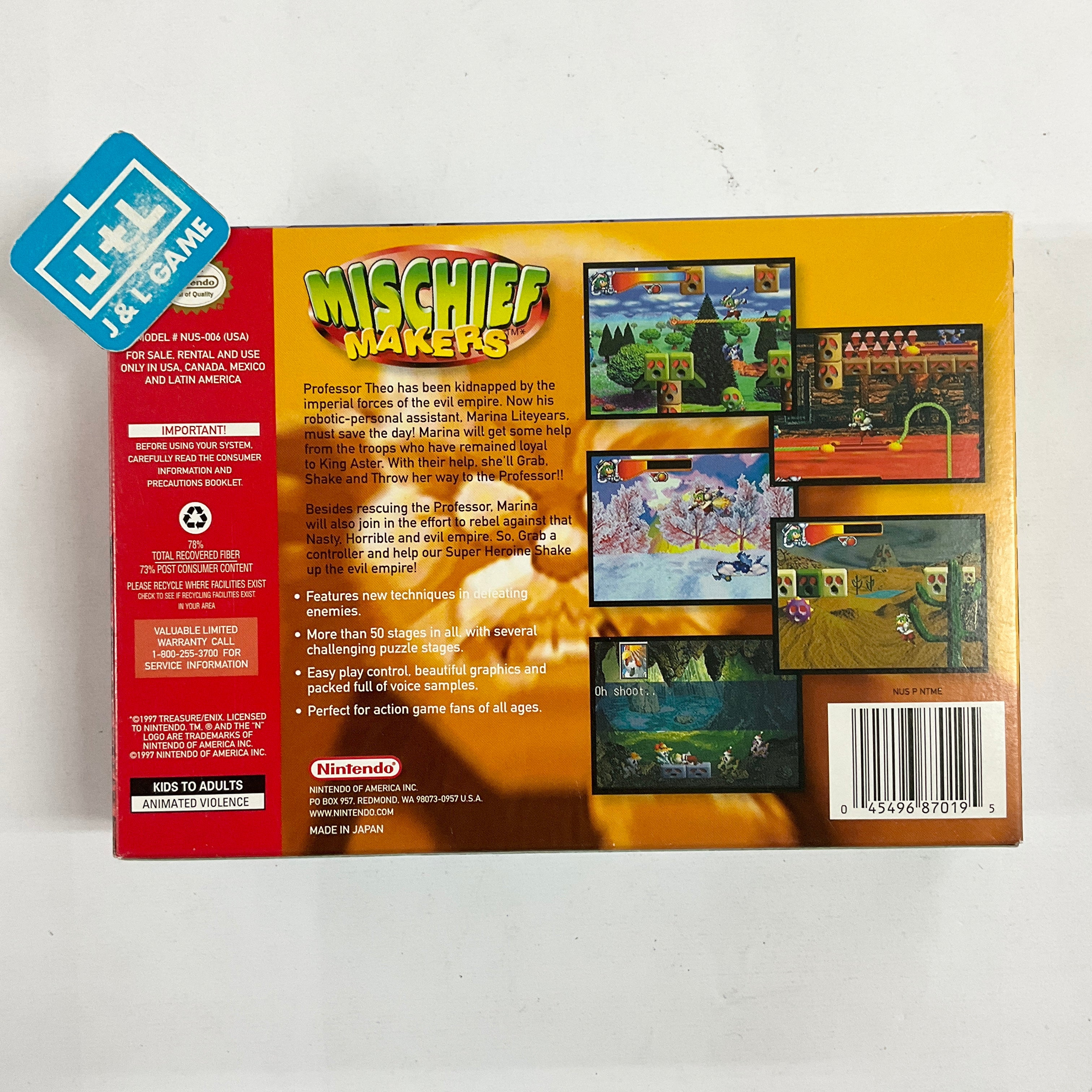 Mischief Makers - (N64) Nintendo 64 [Pre-Owned] Video Games Nintendo   