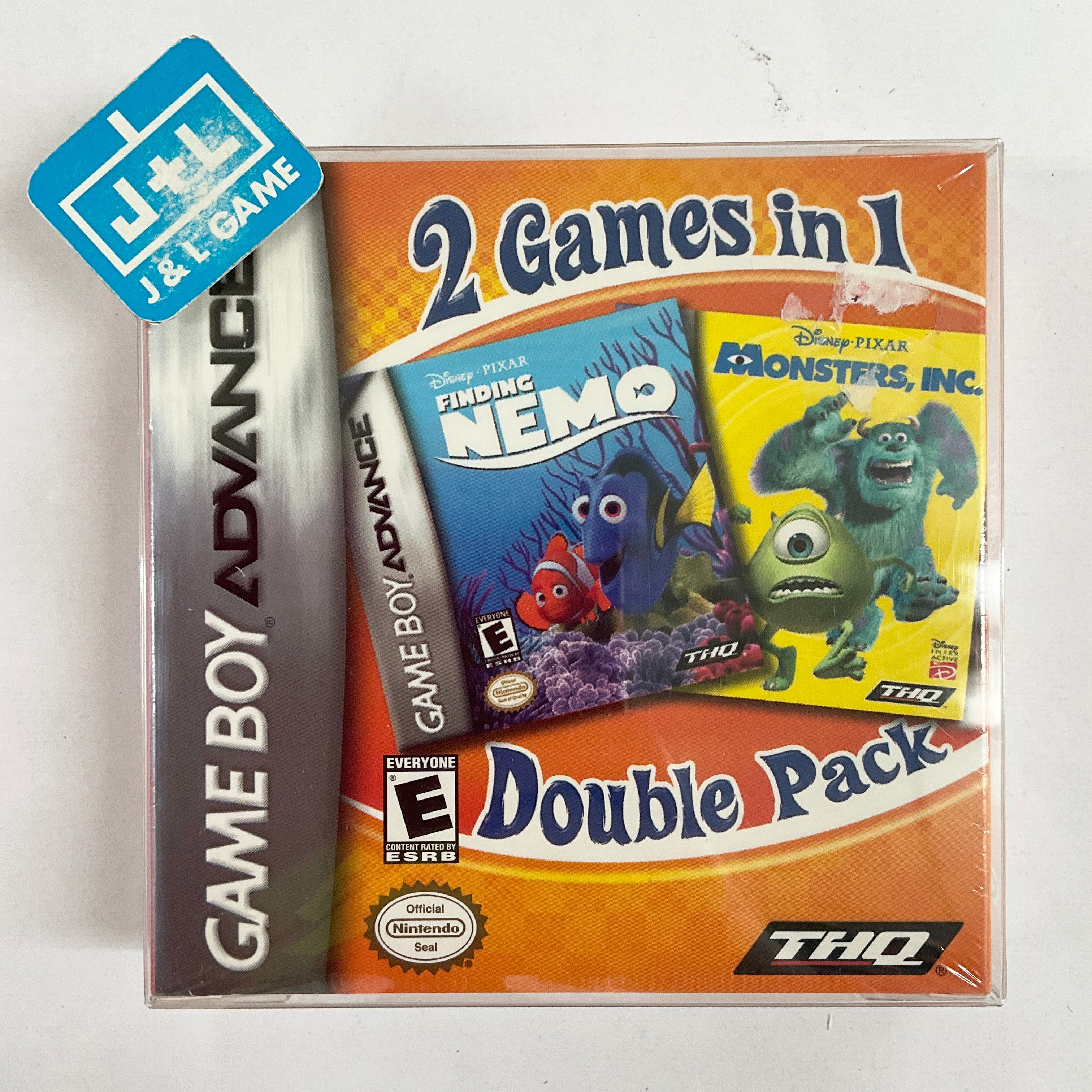 monsters inc and finding nemo 2 Games In 1 Double Pack: Finding Nemo / Monsters, Inc