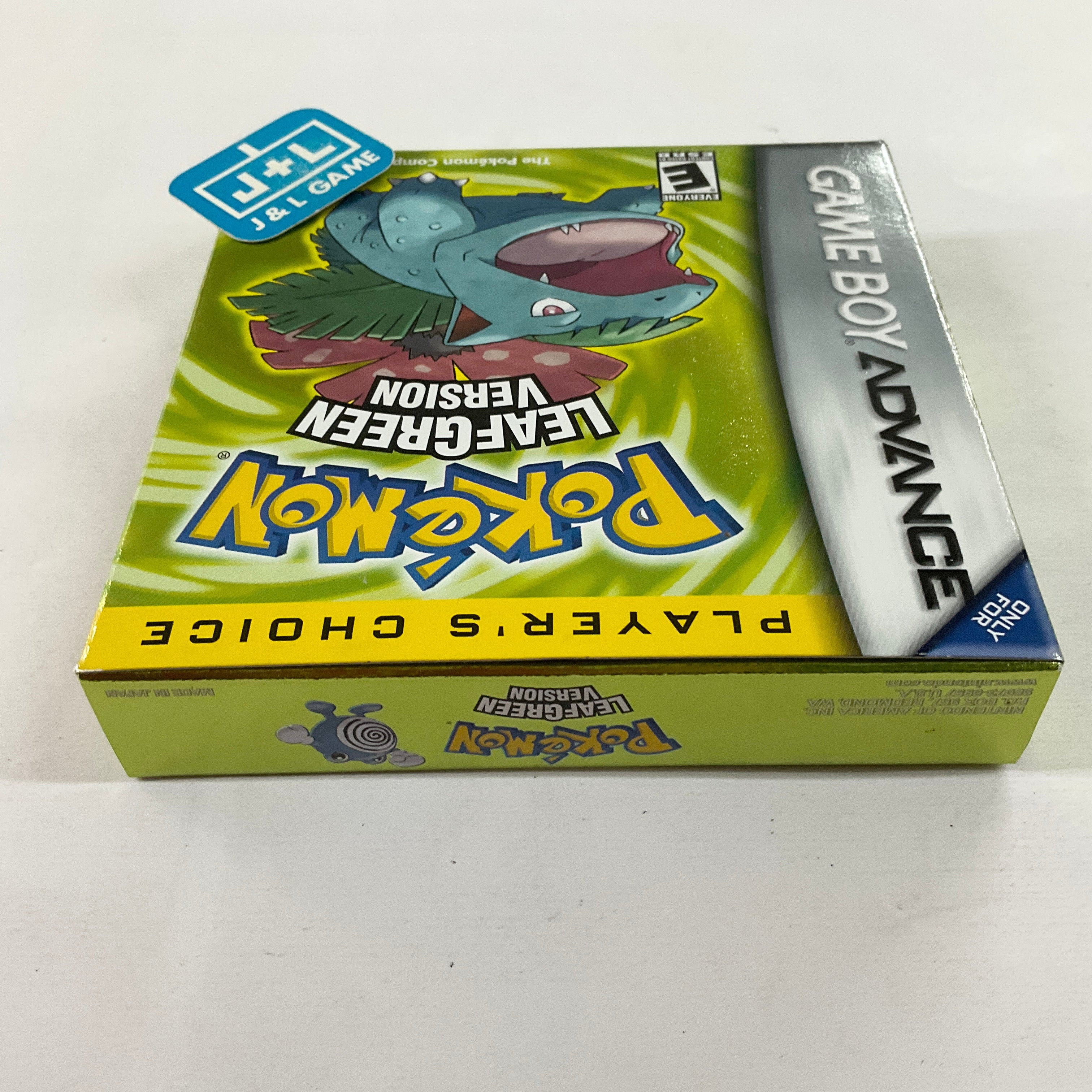 Pokemon LeafGreen Version (Player's Choice) - (GBA) Game Boy