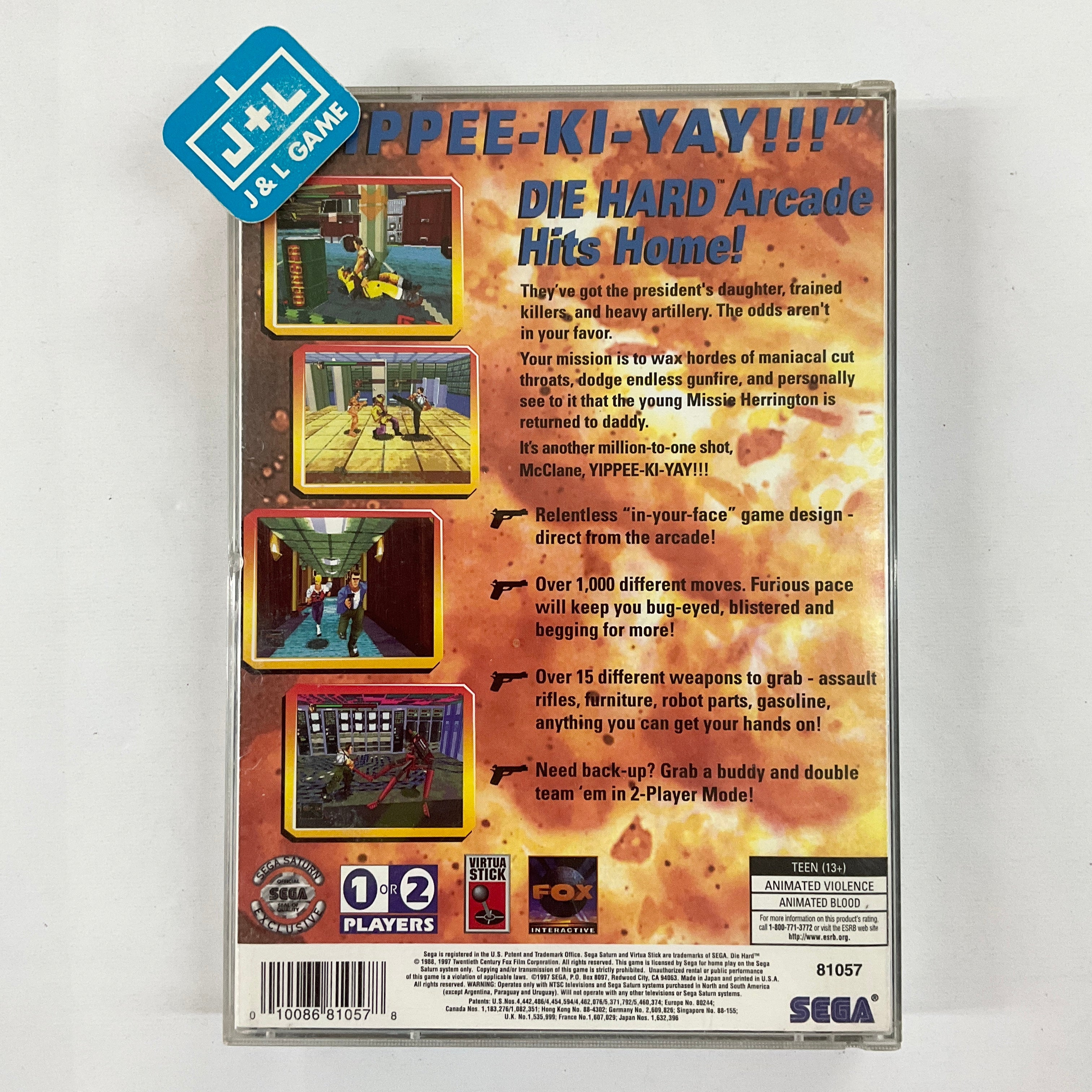 Die Hard Arcade - (SS) SEGA Saturn [Pre-Owned] Video Games Sega   