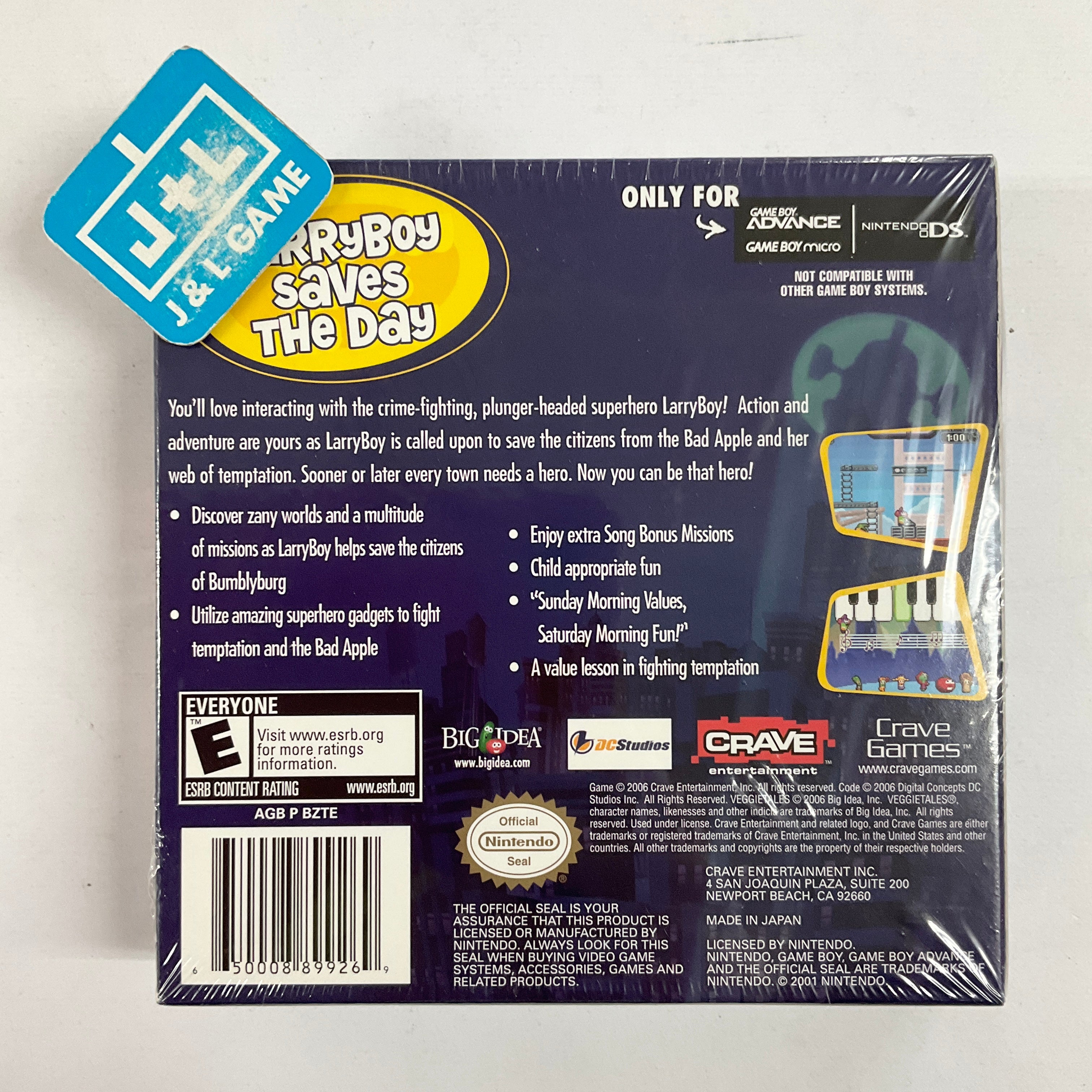 Veggie Tales: LarryBoy and the Bad Apple - (GBA) Game Boy Advance Video Games Crave   