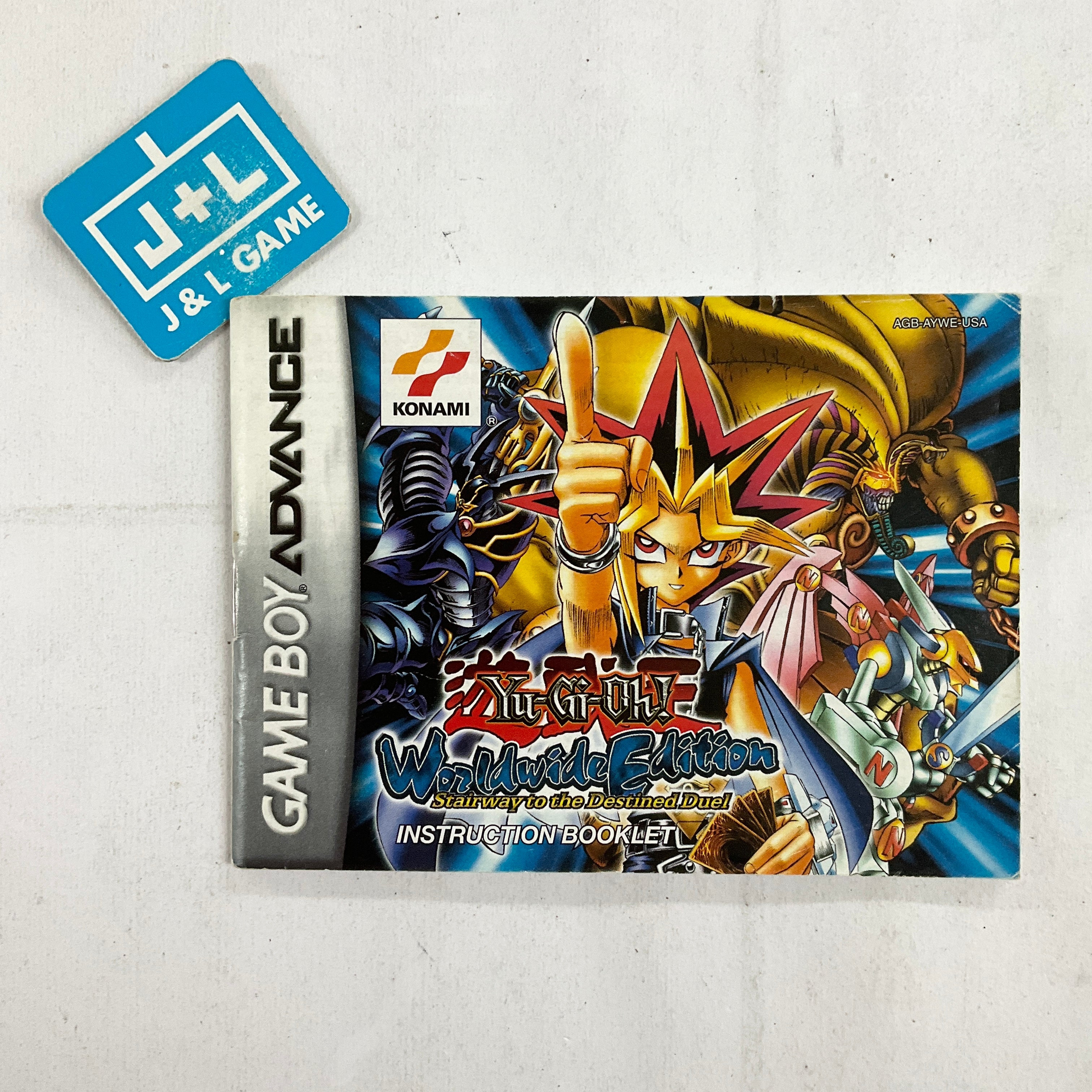Yu-Gi-Oh! Worldwide Edition: Stairway to the Destined Duel - (GBA) Game Boy Advance [Pre-Owned] Video Games Konami   