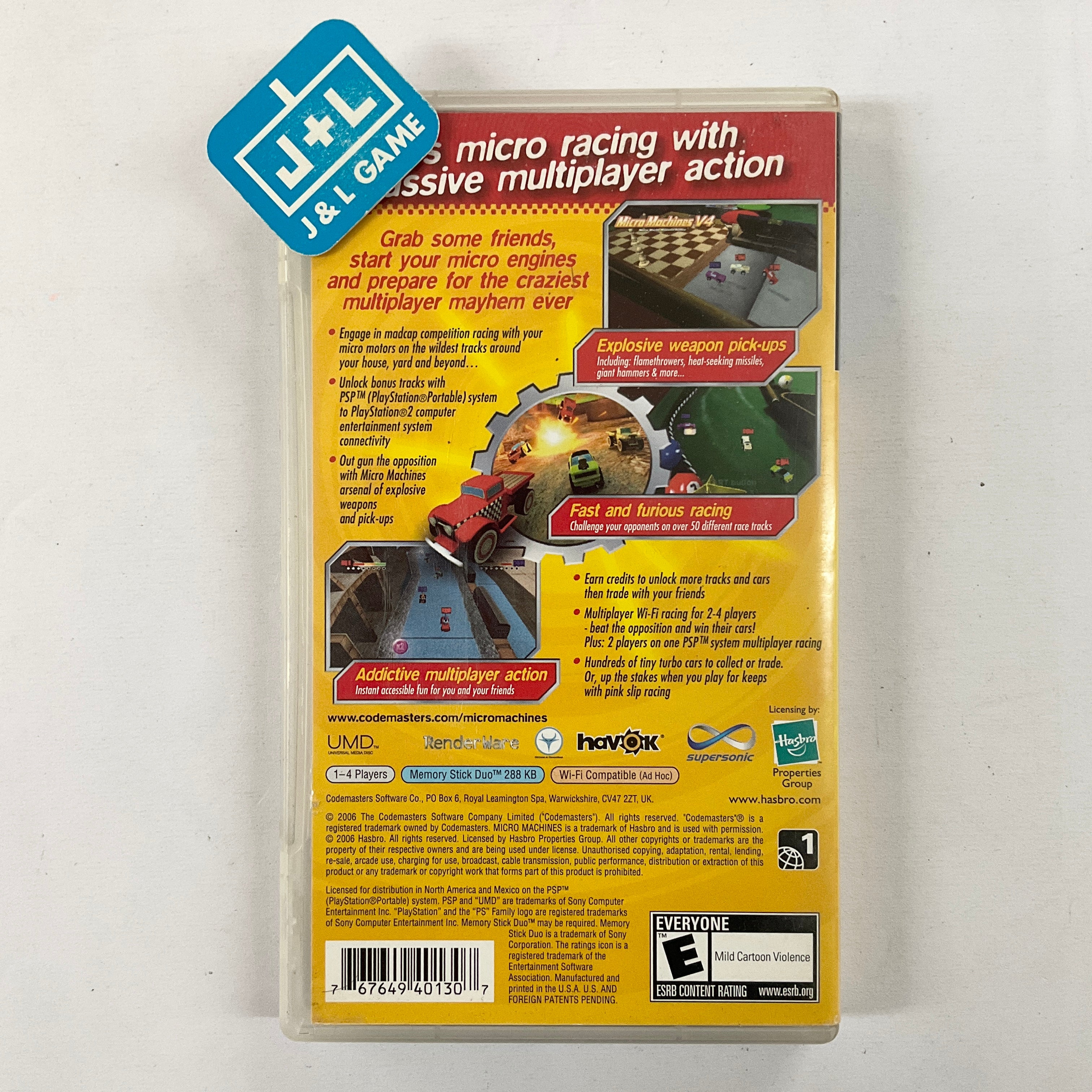 Micro Machines V4 - Sony PSP [Pre-Owned] Video Games Codemasters   