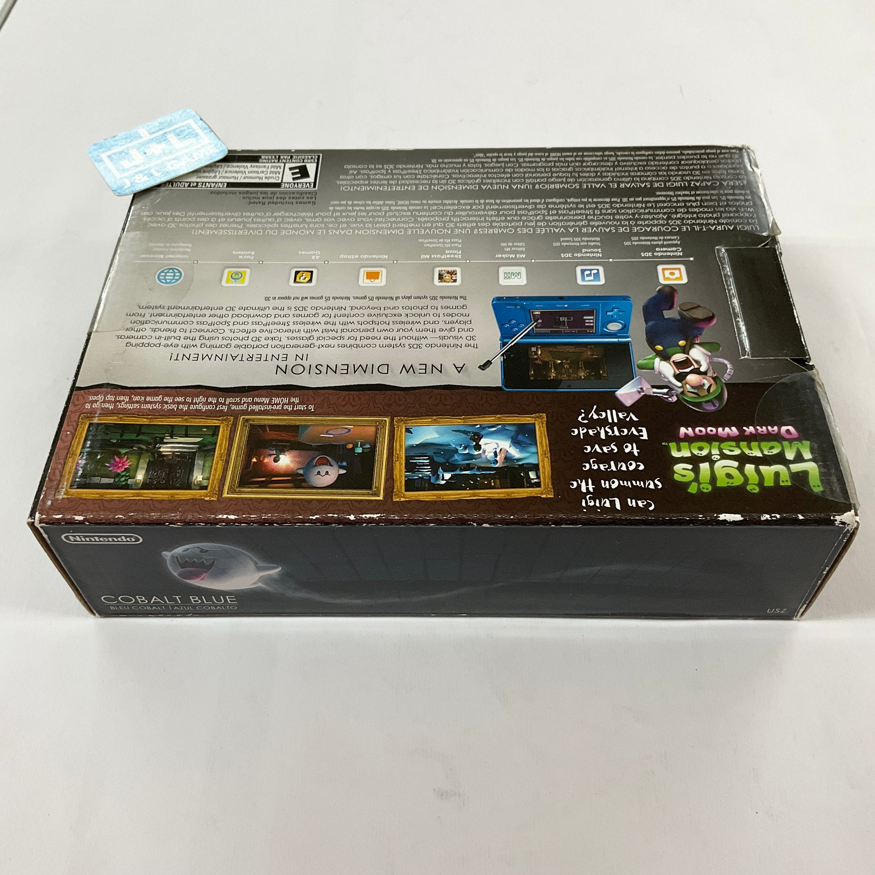 Nintendo 3DS Console (Cobalt Blue Luigi's Mansion: Dark Moon) - Nintendo 3DS [Pre-Owned] Consoles Nintendo   